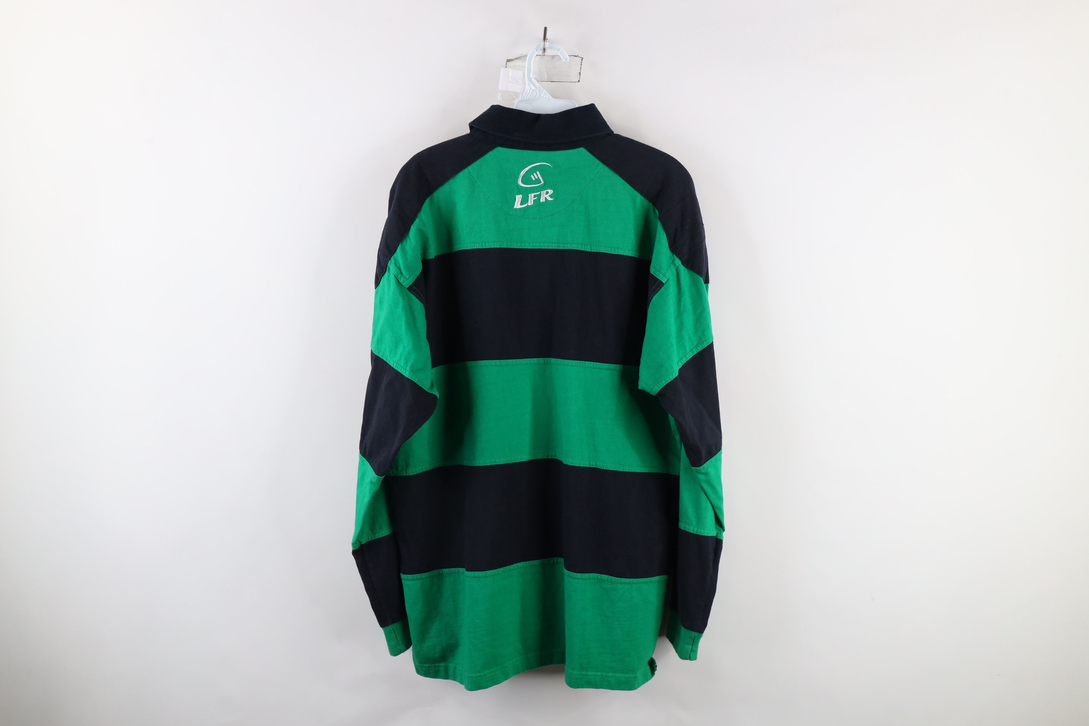 Vintage Vintage Ireland Rugby Long Sleeve Striped Rugby Jersey Polo Size US L / EU 52-54 / 3 - 12 Thumbnail