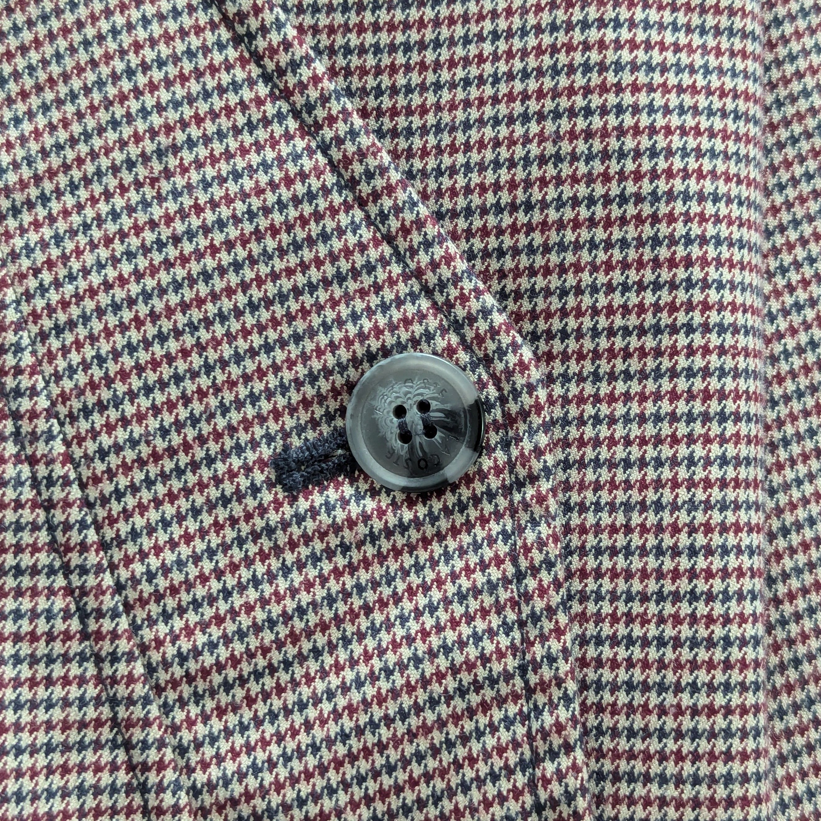 Lacoste Lacoste Houndstooth Zip Bomber Jacket Size M/L Luxury Brand Size US M / EU 48-50 / 2 - 8 Thumbnail