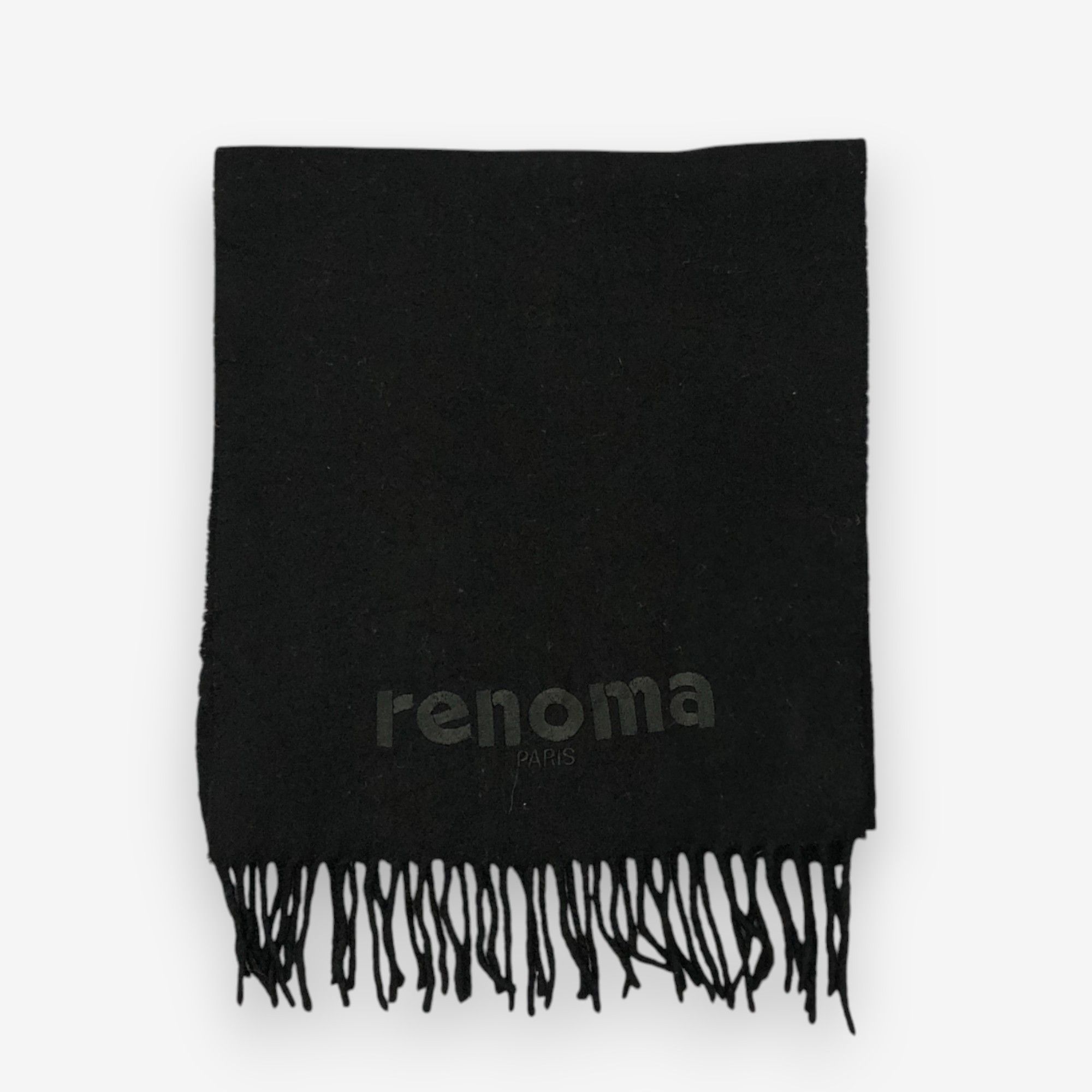 Renoma Vintage Renoma Scarf Muffler Wool Winter Fringe Scarves Size ONE SIZE - 2 Thumbnail