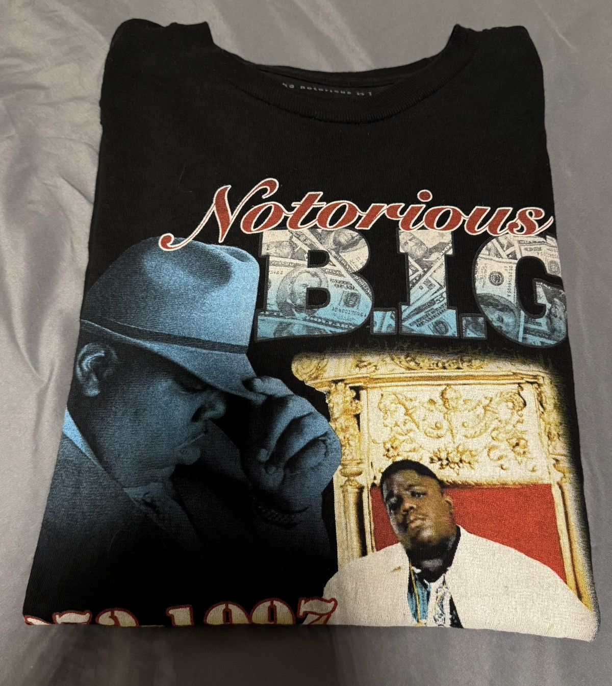 Other Vintage Y2K Notorious B.I.G. RIP Graphic Tee Biggie Smalls Size US XL / EU 56 / 4 - 4 Thumbnail