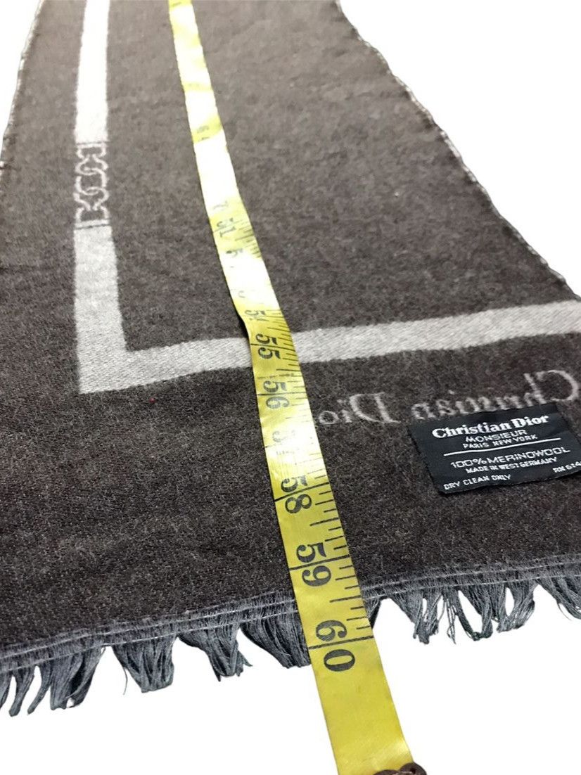 Christian Dior Monsieur × Designer × Vintage Vintage Christian Dior Merino wool Scarf Size ONE SIZE - 4 Thumbnail