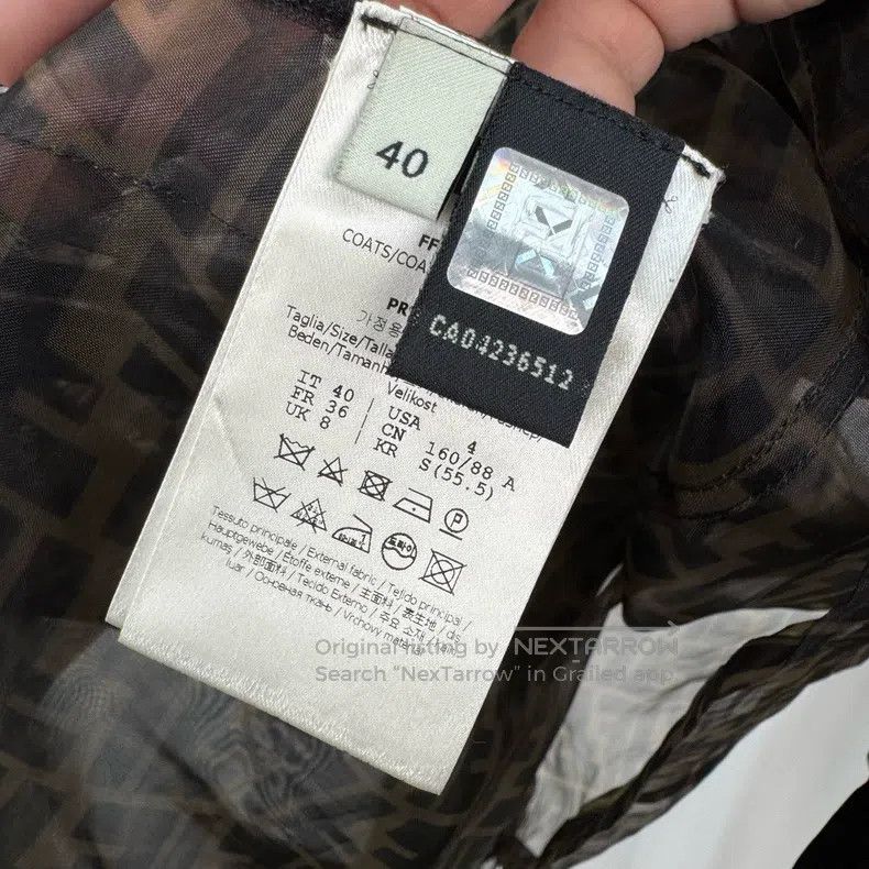 Fendi Fendi Monogram all-over print organza dress Size XS / US 0-2 / IT 36-38 - 6 Thumbnail