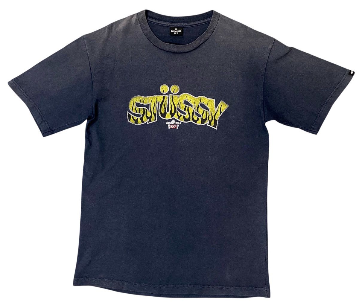スケートボード STUSSY CUSTOMADE Made in USA Stussy Customade x Mark Ward Musikull Black Tee Limited Edition