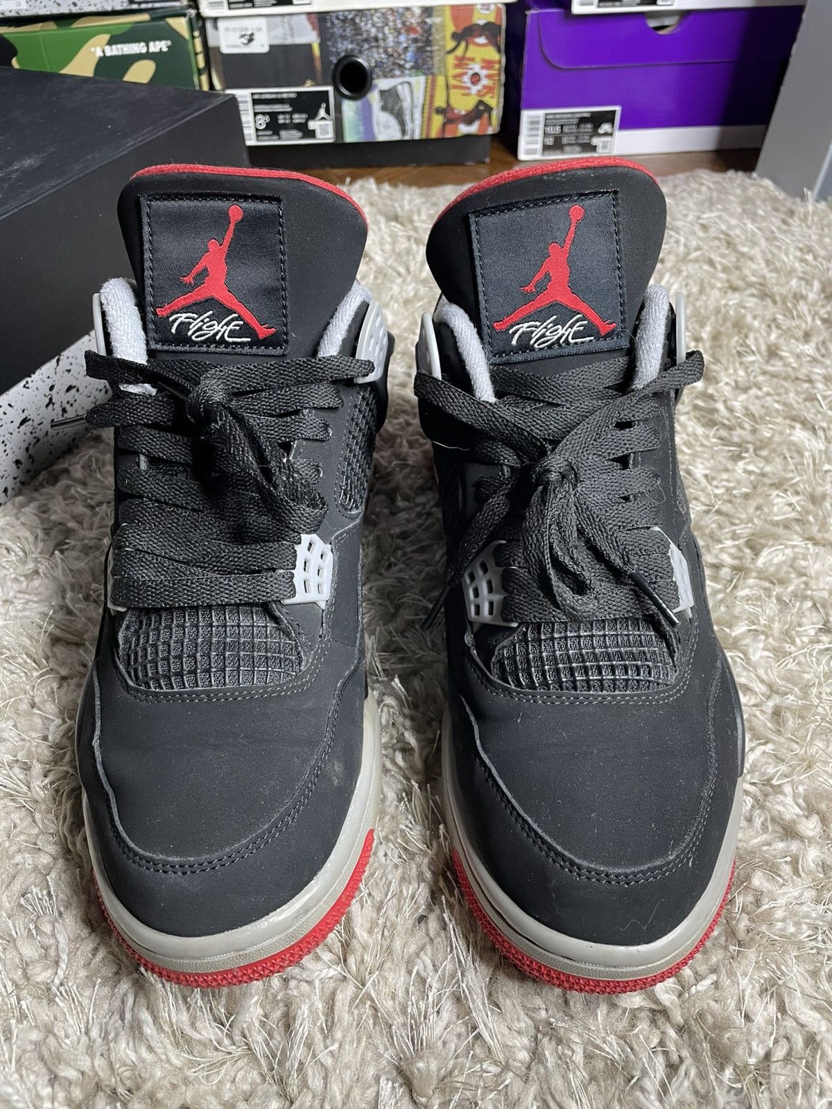Jordan Brand Jordan 4 Bred Size US 9 / EU 42 - 4 Thumbnail