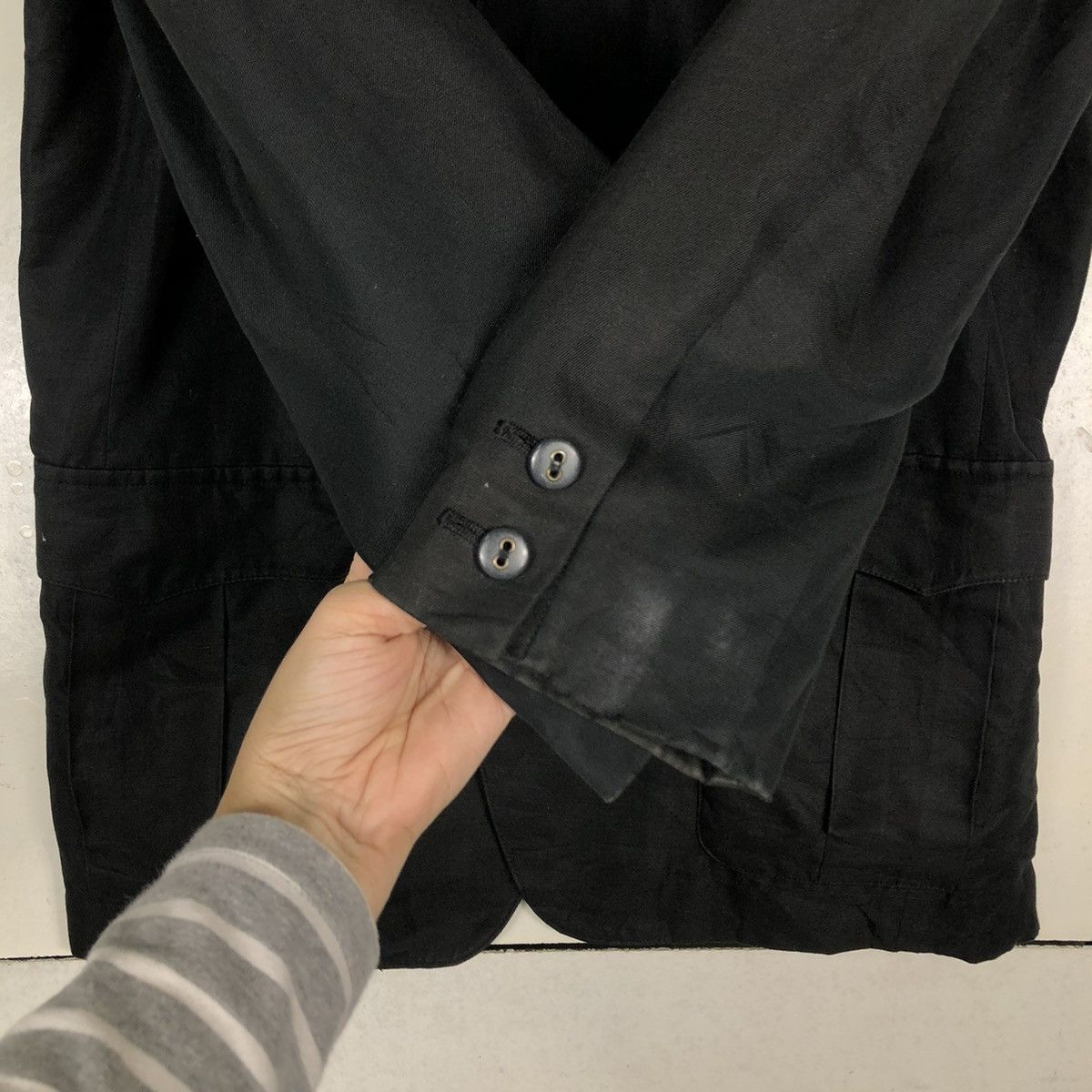 Issey Miyake 🔥RICH BLACK ICONIC CHORE JACKET ISSEY MIYAKE CARGO POCKETS Size US M / EU 48-50 / 2 - 15 Thumbnail