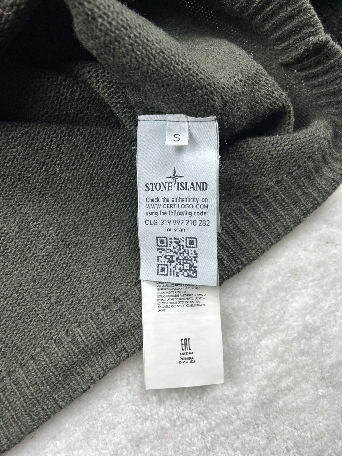Stone Island Vintage Stone Island Retro Knitwear Military Style Sweater Size US S / EU 44-46 / 1 - 8 Thumbnail