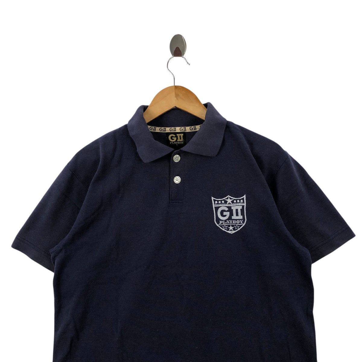 Playboy Vintage PLAYBOY G 2 Polos Shirt Embroidered Logo Size L Size US L / EU 52-54 / 3 - 2 Thumbnail