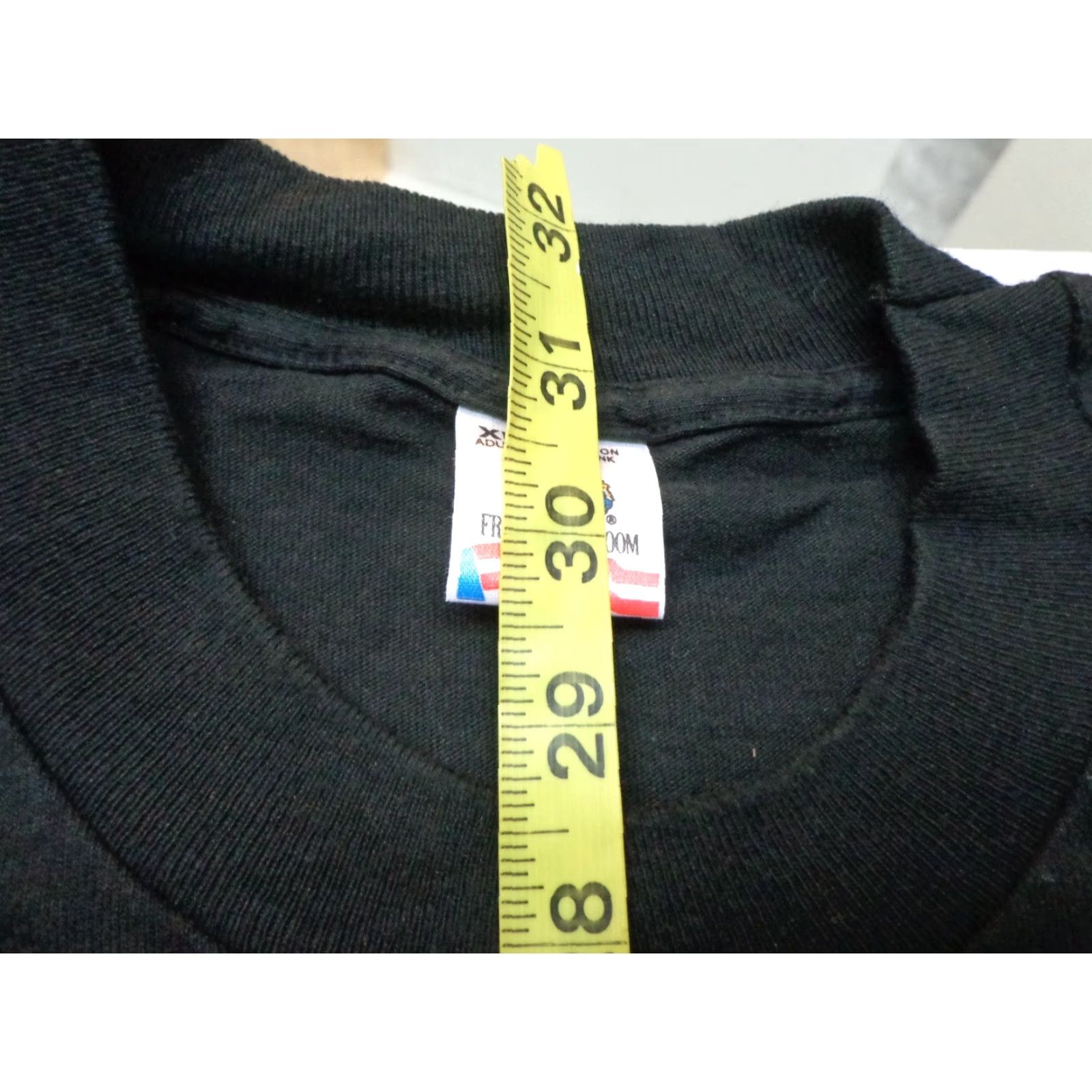 Fruit Of The Loom VINTAGE Fruit of the Loom T-Shirt Black XL 1995 The Hangman Opryland Amusement Park Crew Neck Short Sleeve Logo 90s Nashville Country Men Size US XL / EU 56 / 4 - 6 Thumbnail