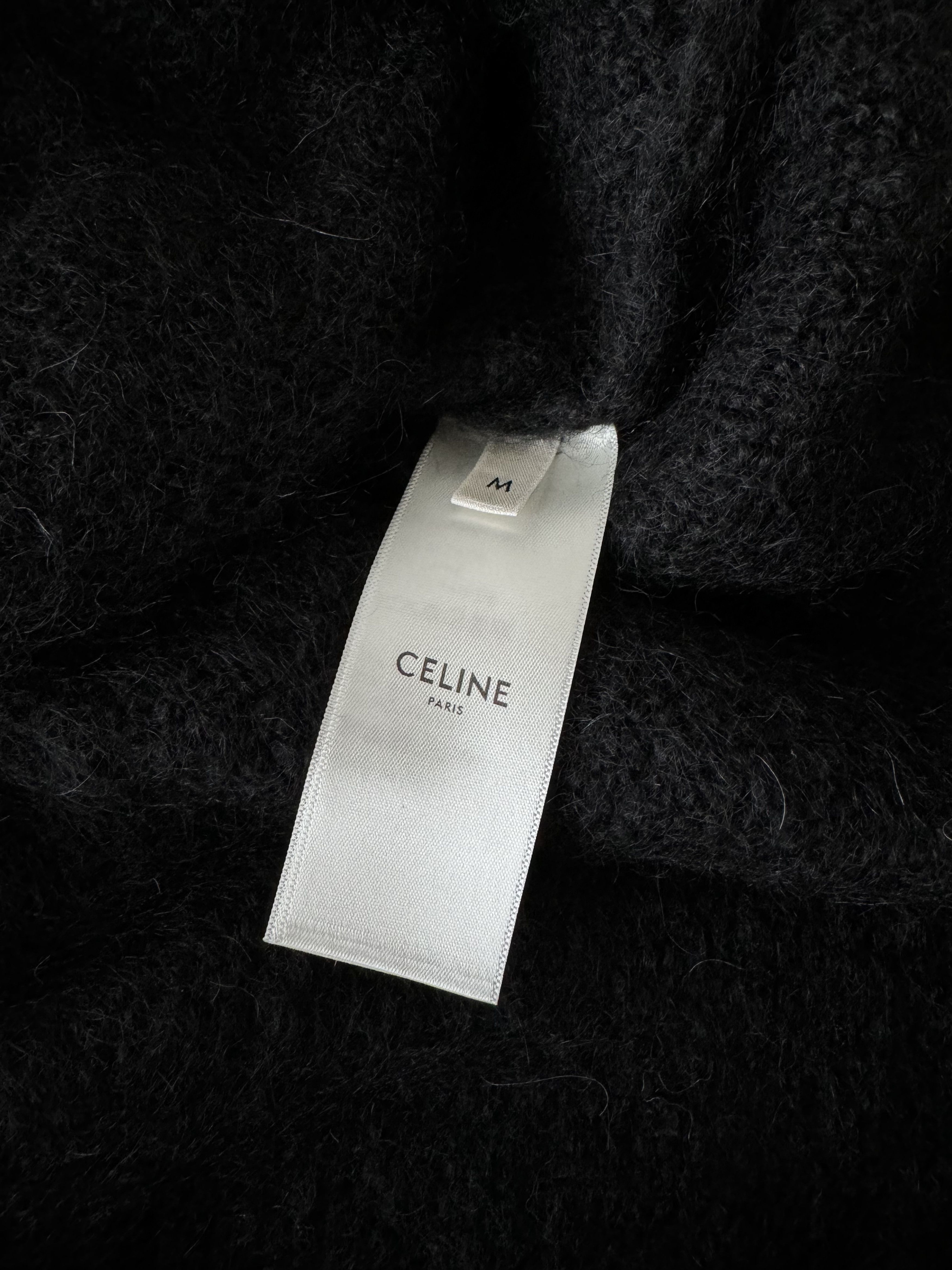 Celine × Hedi Slimane Celine Alpaca Wool Oversized Sweater FW21 Size US M / EU 48-50 / 2 - 2 Thumbnail