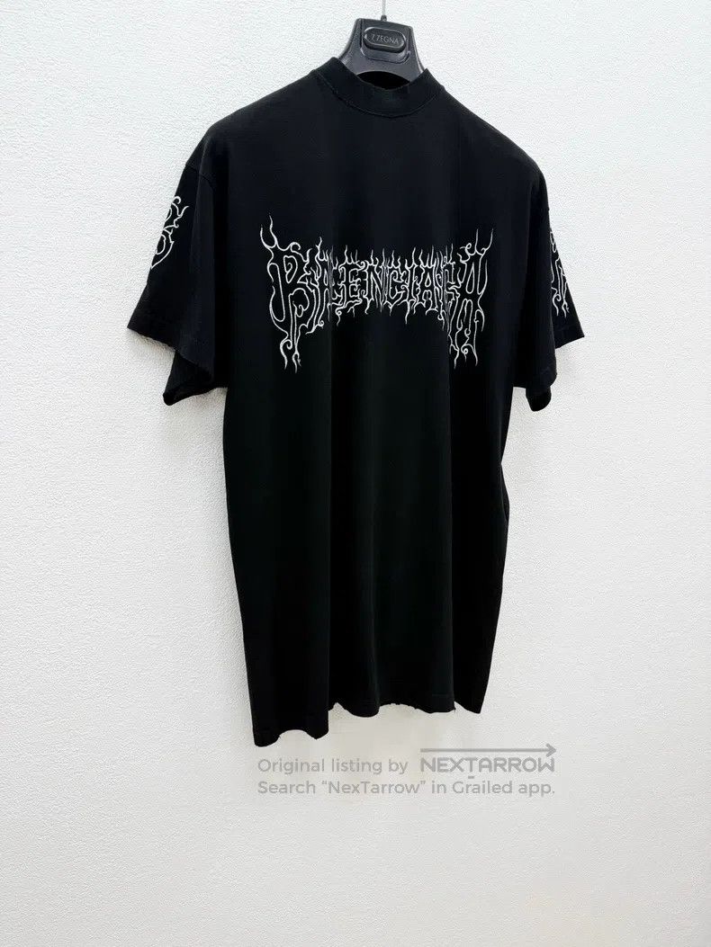 Balenciaga Balenciaga Distressed Short-sleeve T-shirt Size US S / EU 44-46 / 1 - 2 Thumbnail