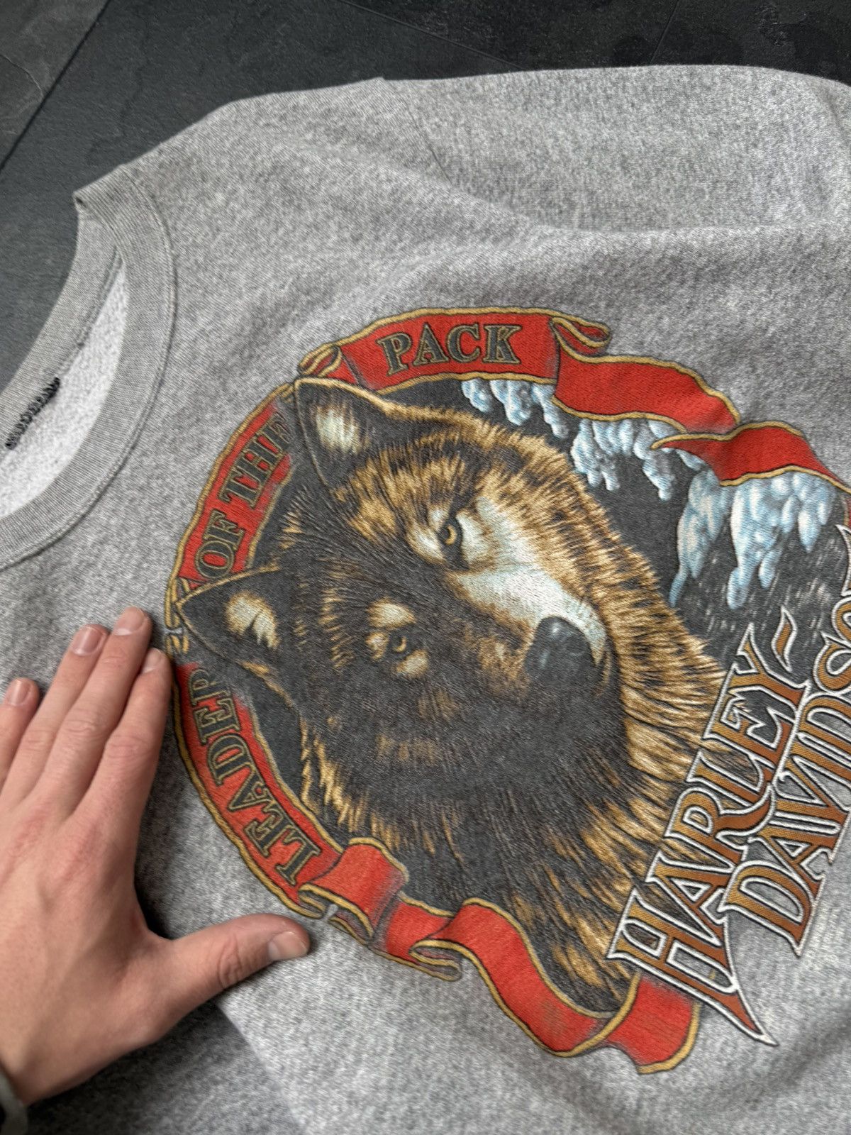 Harley Davidson × Vintage Vintage Harley Davidson 3d emblem sweatshirt Size US S / EU 44-46 / 1 - 4 Thumbnail