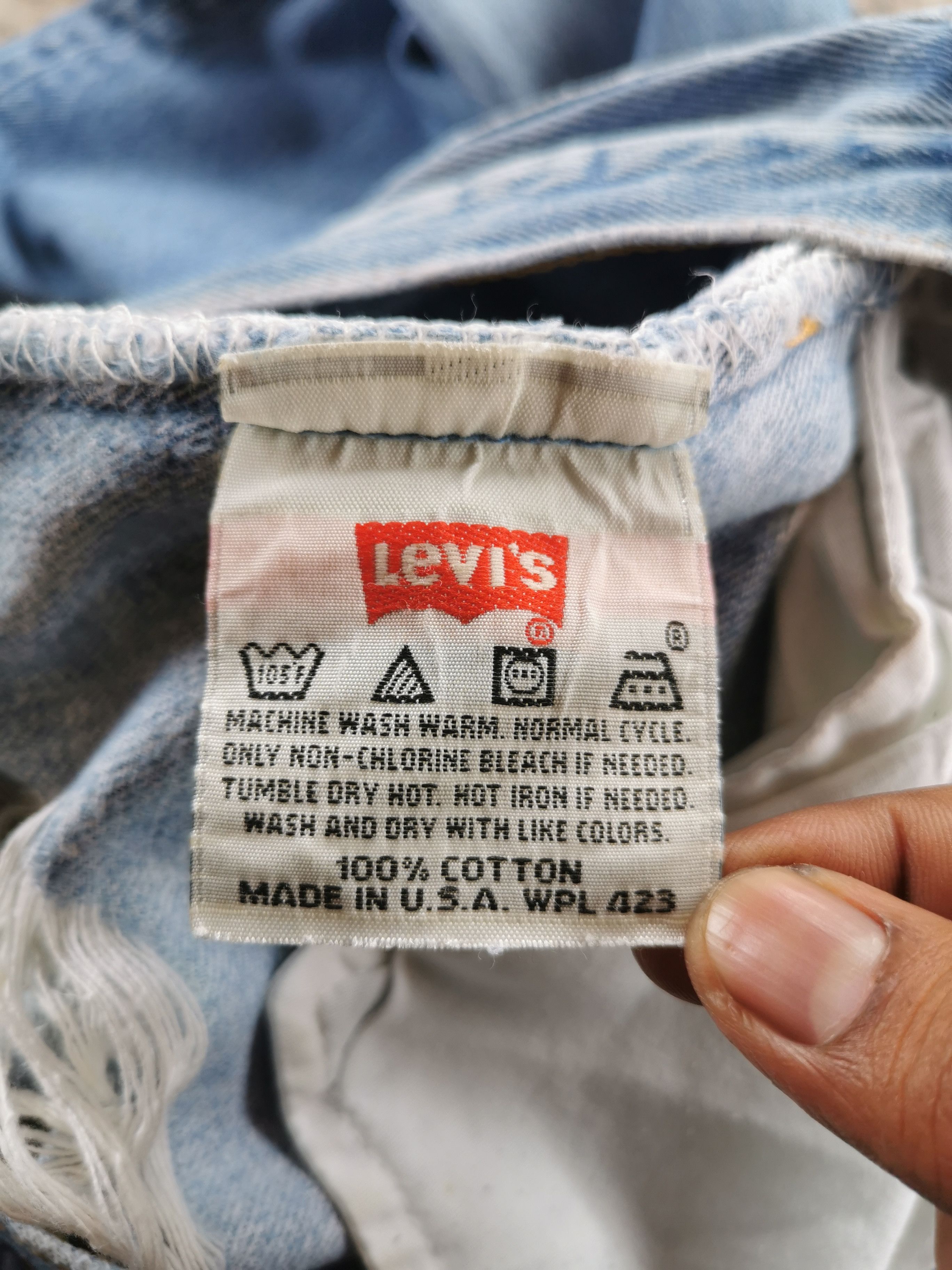 Levi's 90s Vintage Levis 501 Jeans Size US 30 / EU 46 - 2 Thumbnail