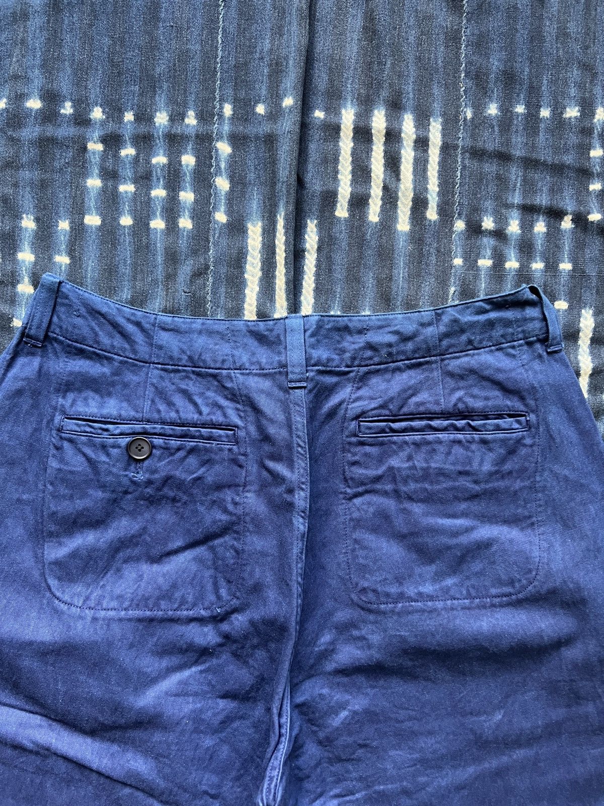 KUON Kuon Kountry Hand dyed Aizome Chino Pants Visvim Kapital Size US 34 / EU 50 - 7 Thumbnail