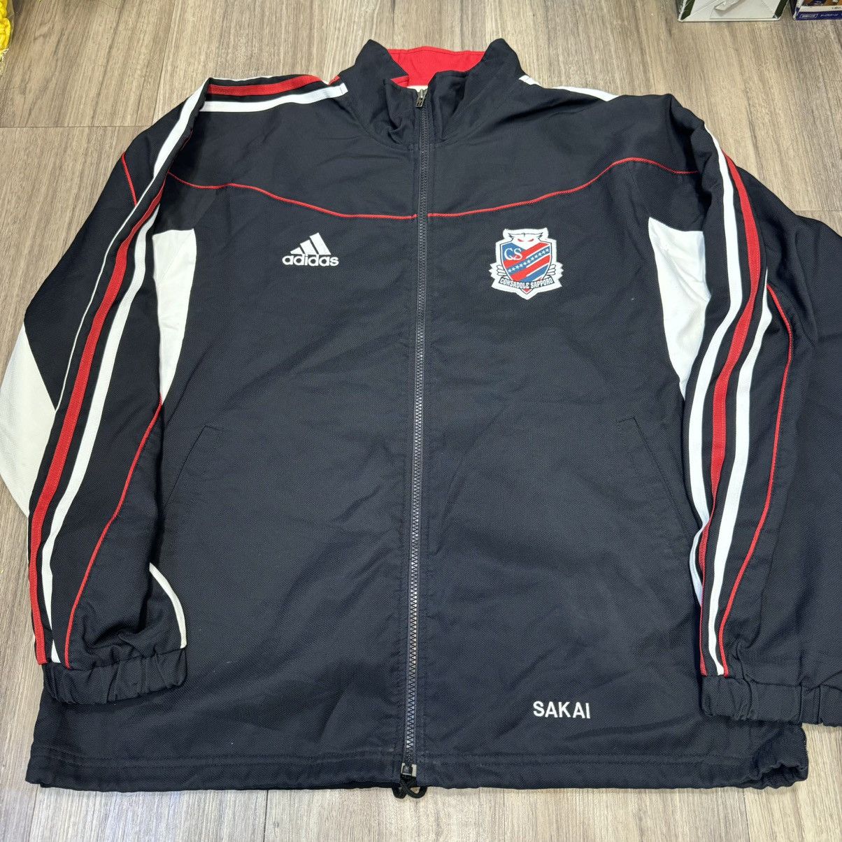 Adidas Consadole Sapporo 2000s player issued/worn training jacket Size US XL / EU 56 / 4 - 1 Thumbnail