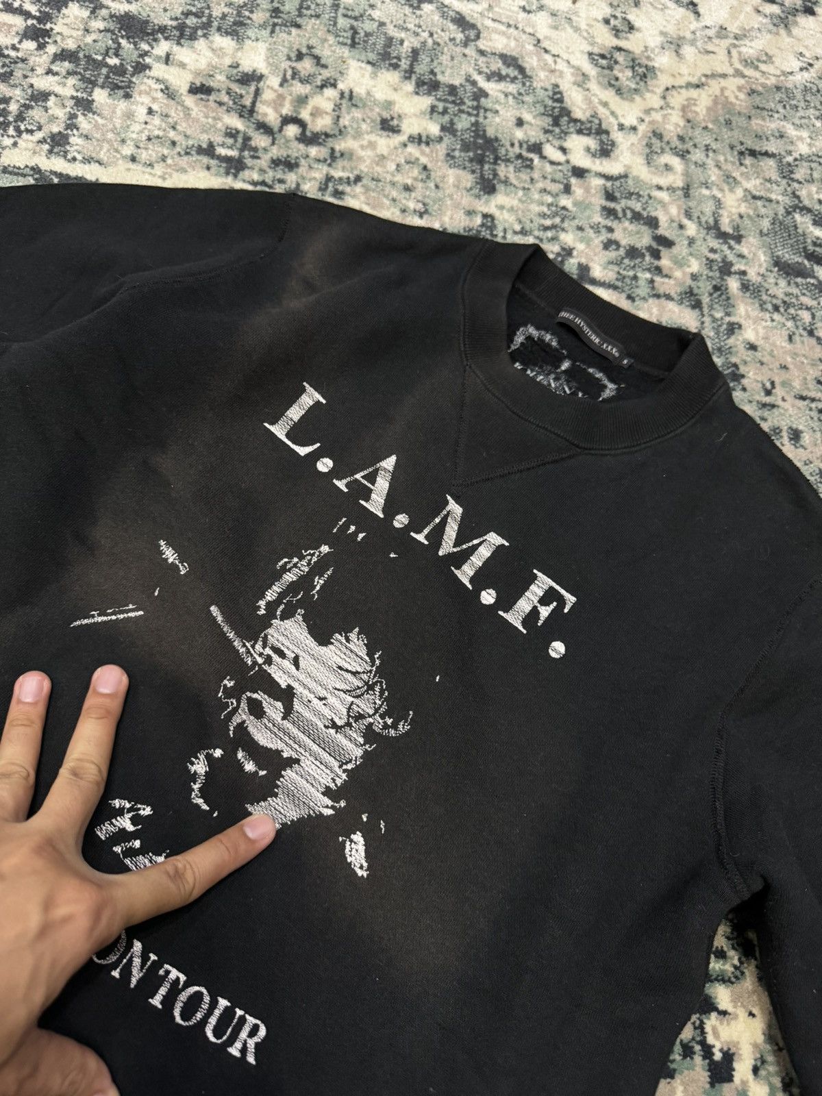 Hysteric Glamour HYSTERIC GLAMOUR LAMF THE HEARTBREAKERS SWEATER PULLOVER Size US S / EU 44-46 / 1 - 7 Thumbnail