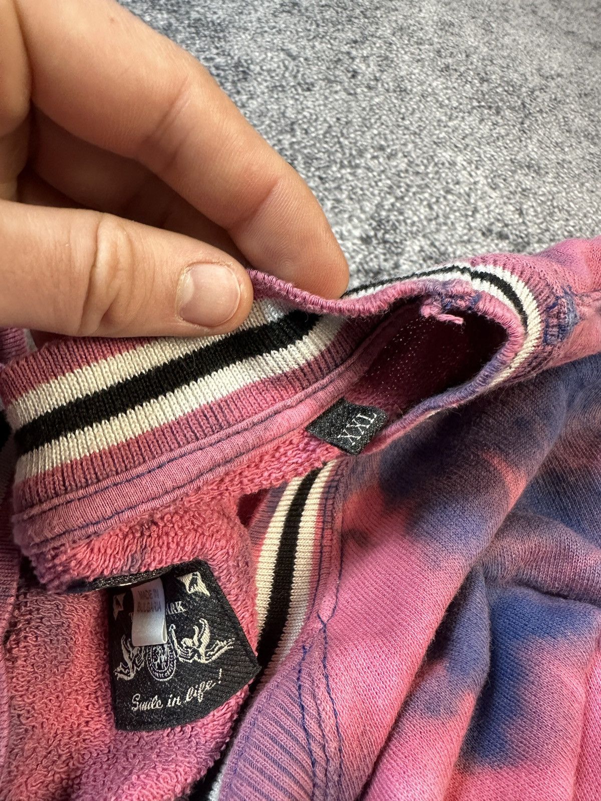 Diesel Y2K Vintage Diesel Sweatshirt Purple Avant Garde Opium XXL Size US XXL / EU 58 / 5 - 5 Thumbnail