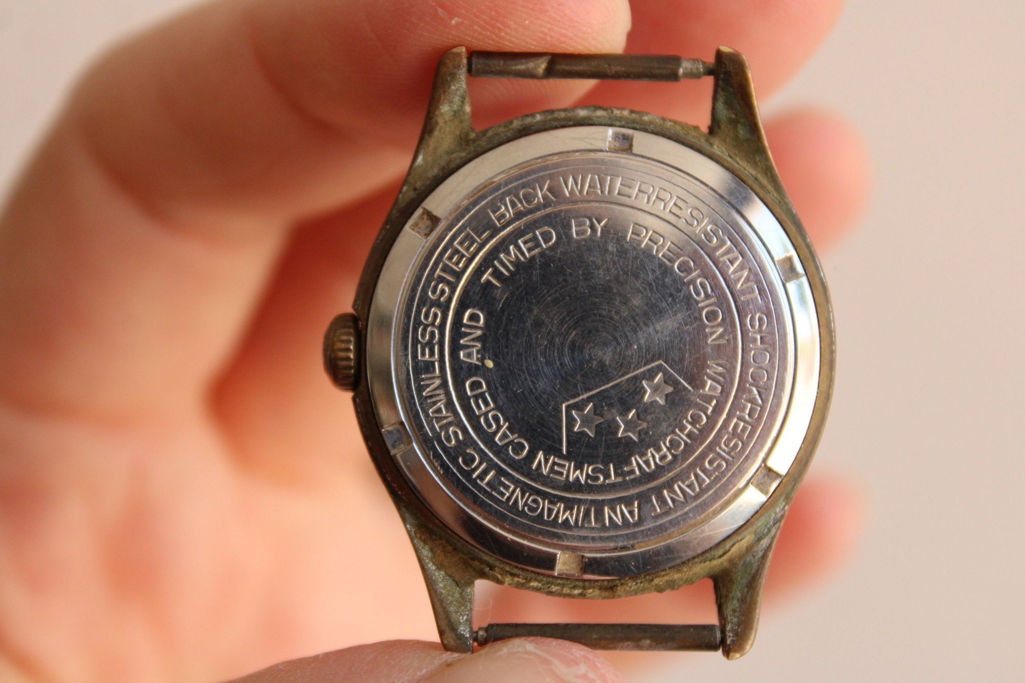 Vintage Vintage 1950s Mens Villereuse Watch, Incabloc, Antimagnetic, Size ONE SIZE - 3 Thumbnail