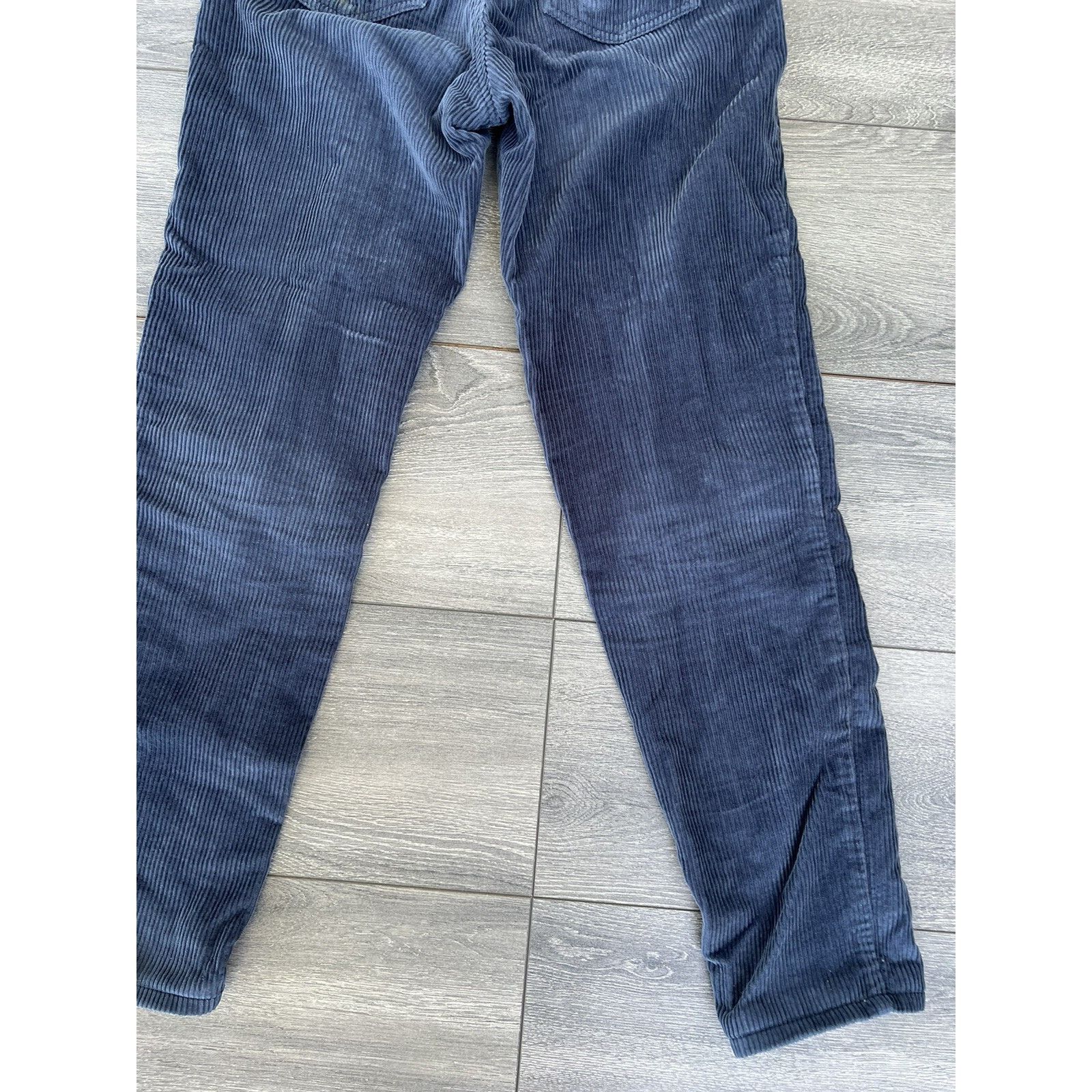 Bdg BDG blue navy corduroy jeans men blue velvet size 26 A000195 Size US 26 / EU 42 - 5 Thumbnail