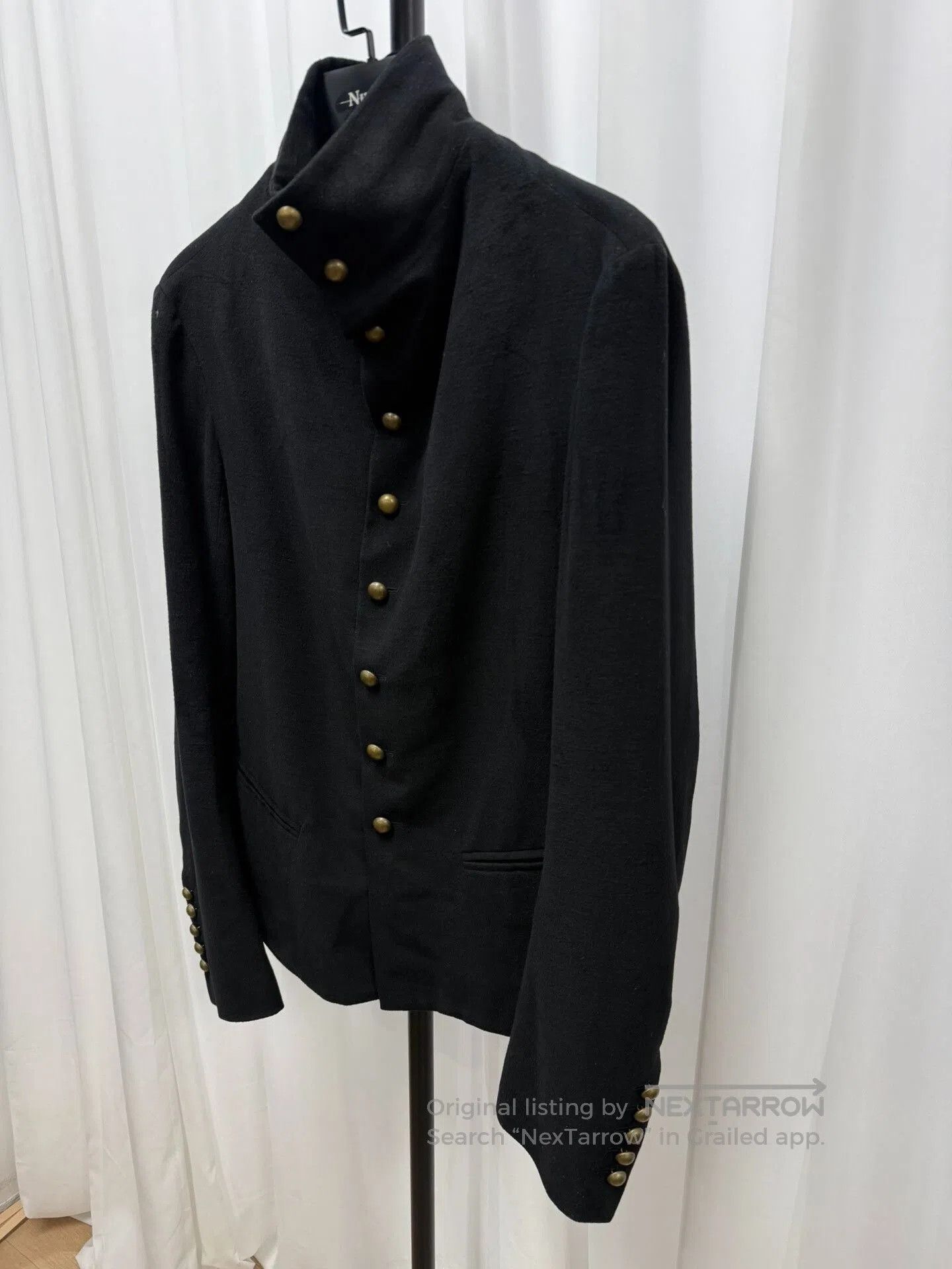 Ann Demeulemeester Ann Demeulemeester Silk Blend Jacket. Size US XXS / EU 40 - 2 Thumbnail