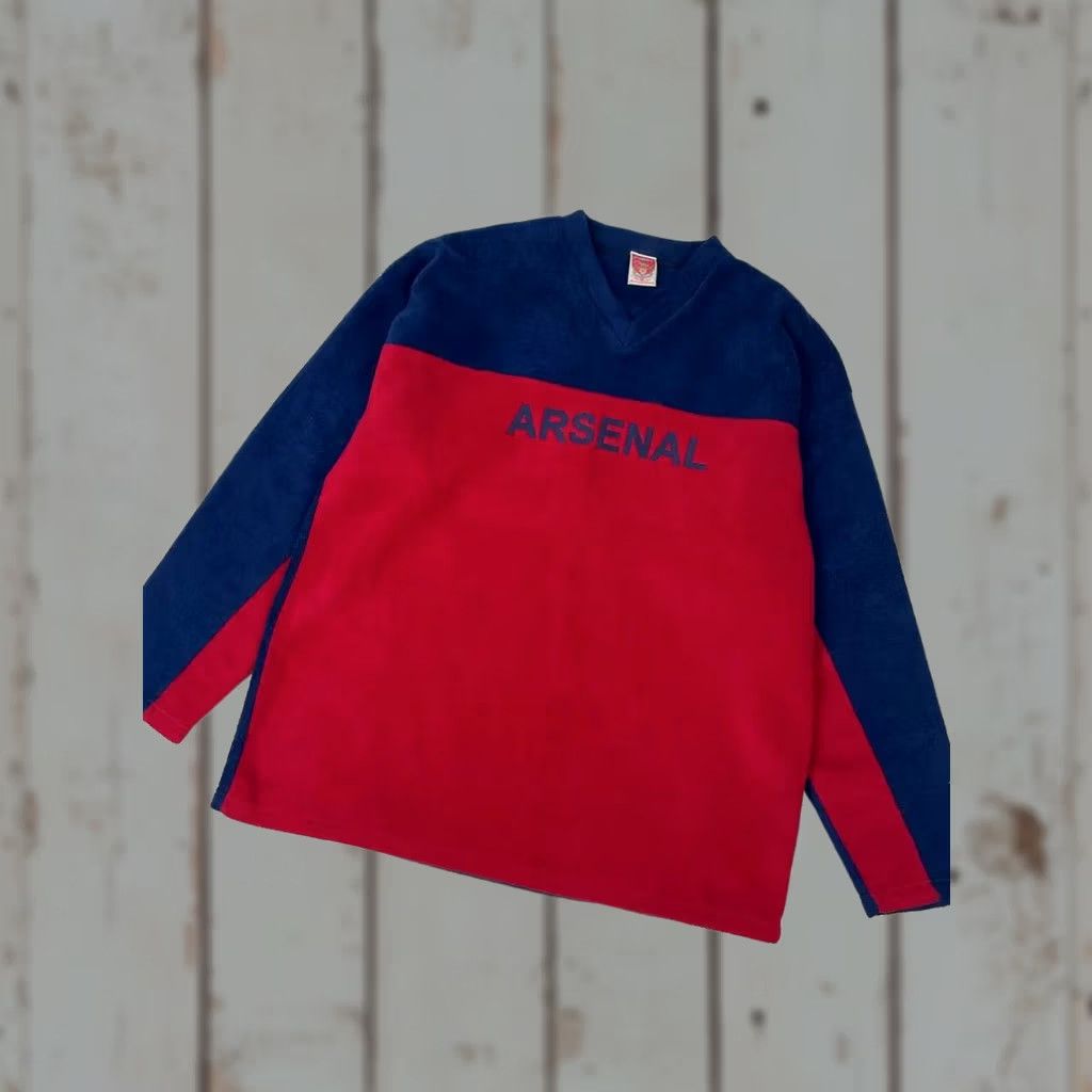 Vintage Vintage Arsenal Sweatshirt Men Size XL Red Fleece Soccer Football 90s Size US XL / EU 56 / 4 - 1 Thumbnail