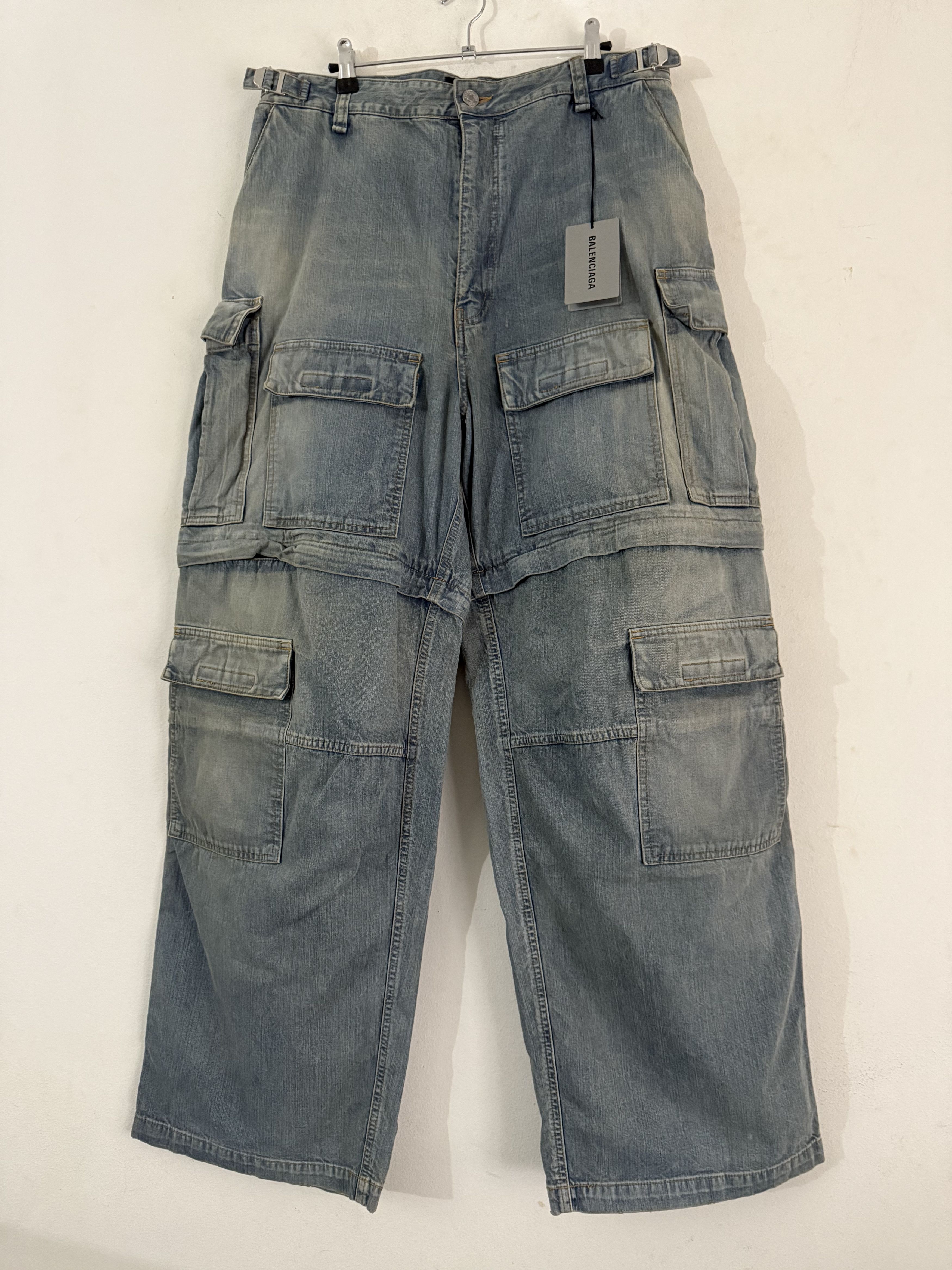 Balenciaga Balenciaga Reversible Cargo Jeans Size US 32 / EU 48 - 5 Thumbnail