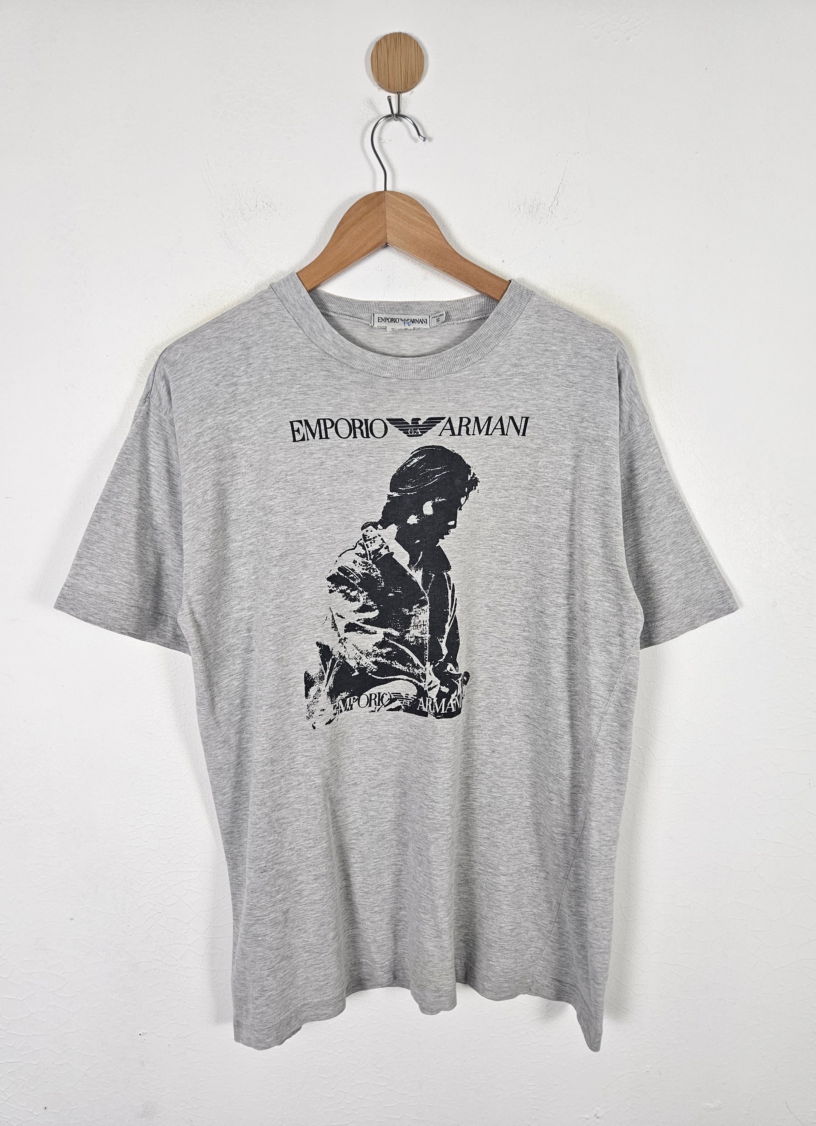 Emporio Armani × Vintage × Vogue Vintage Emporio Armani Photo Tees shirt Size US S / EU 44-46 / 1 - 1 Thumbnail
