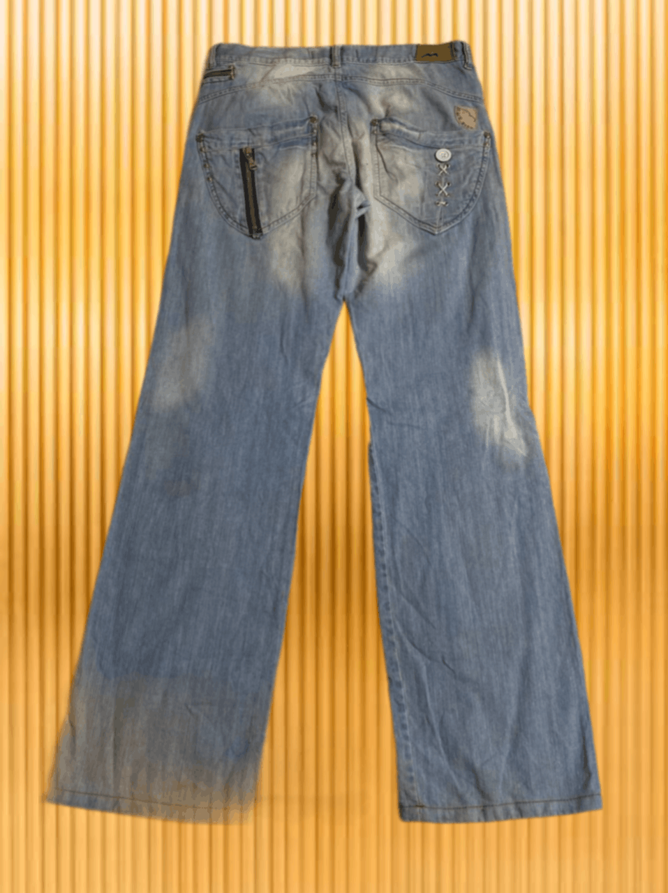 Japanese Brand × Vintage Vintage pants Denim y2k distressed punk Japan style Size US 34 / EU 50 - 1 Thumbnail