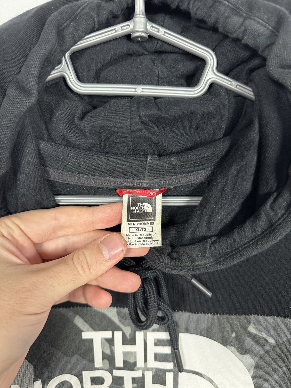 The North Face Men’s The North Face Hoodie Big Logo Black Camo Outdoor XL Size US XL / EU 56 / 4 - 8 Thumbnail