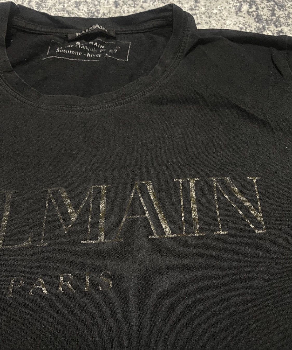 Balmain Luxury Balmain Paris big logo tee Size US M / EU 48-50 / 2 - 6 Thumbnail