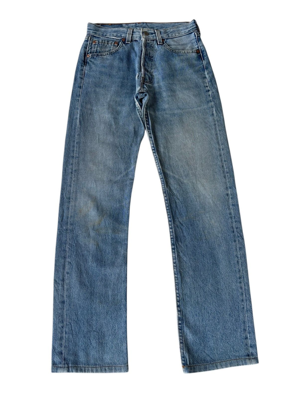 Levi's 💥VINTAGE LEVIS 501 USA #552 DISTRESSED DENIM JEANS Size US 28 / EU 44 - 1 Thumbnail