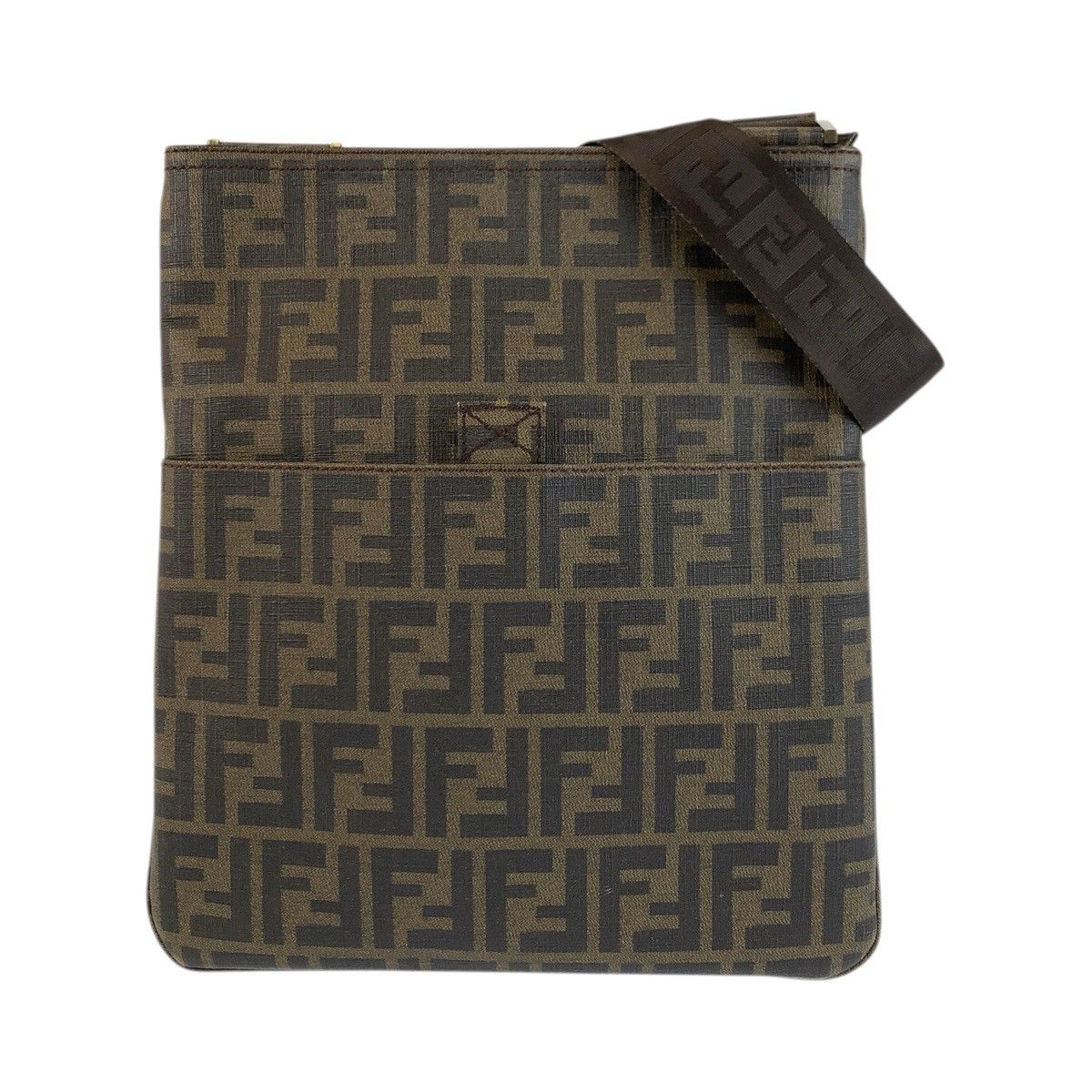 Fendi Fendi Fendi Zucca PVC shoulder bag Plastic / Synthetic Shoulder Bag 7VA207-UZD DUTY FREE for USA Size ONE SIZE - 1 Thumbnail
