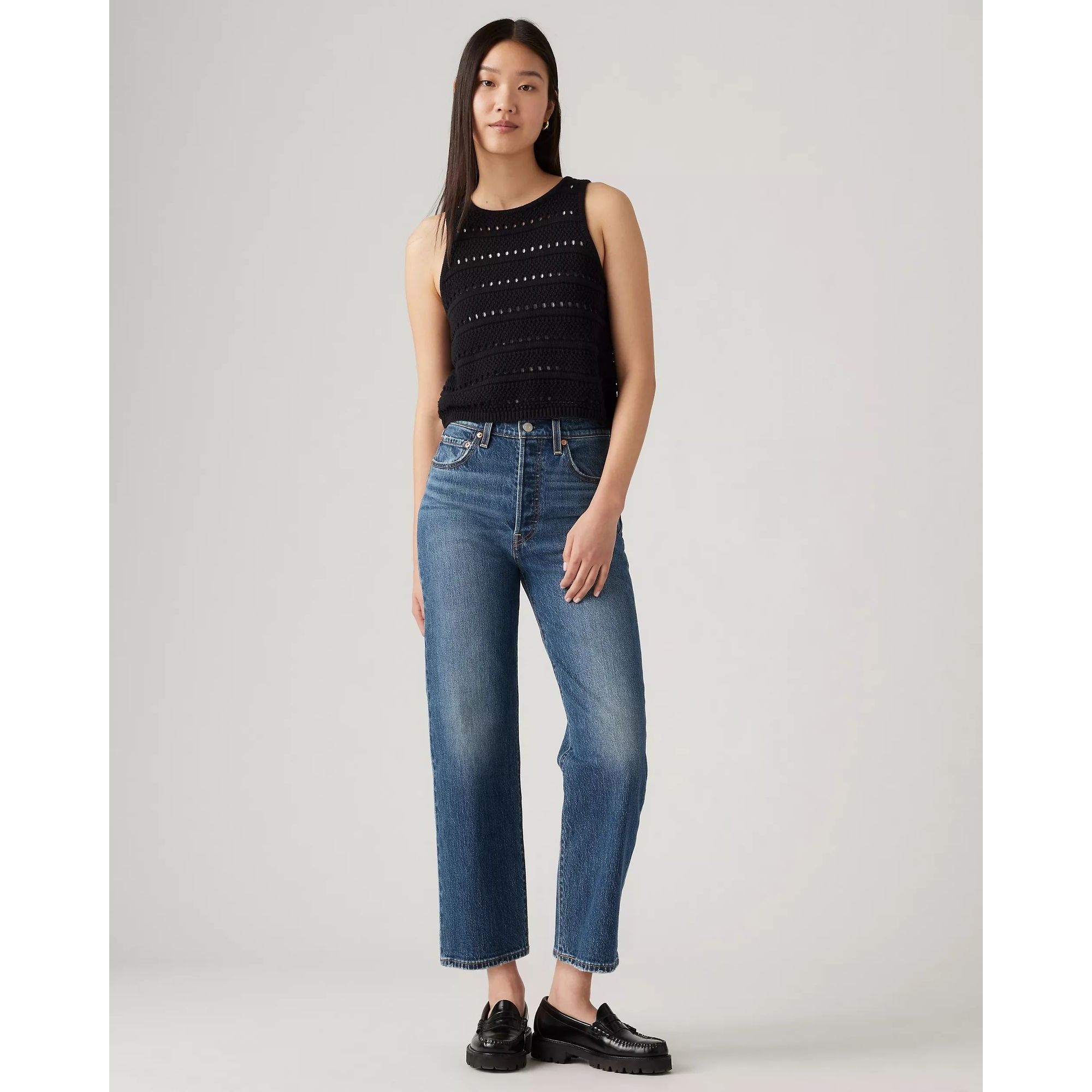 Levi's Levi's Ribcage Straight Ankle Jeans Sz 32" Size 32" / US 10 / IT 46 - 1 Thumbnail