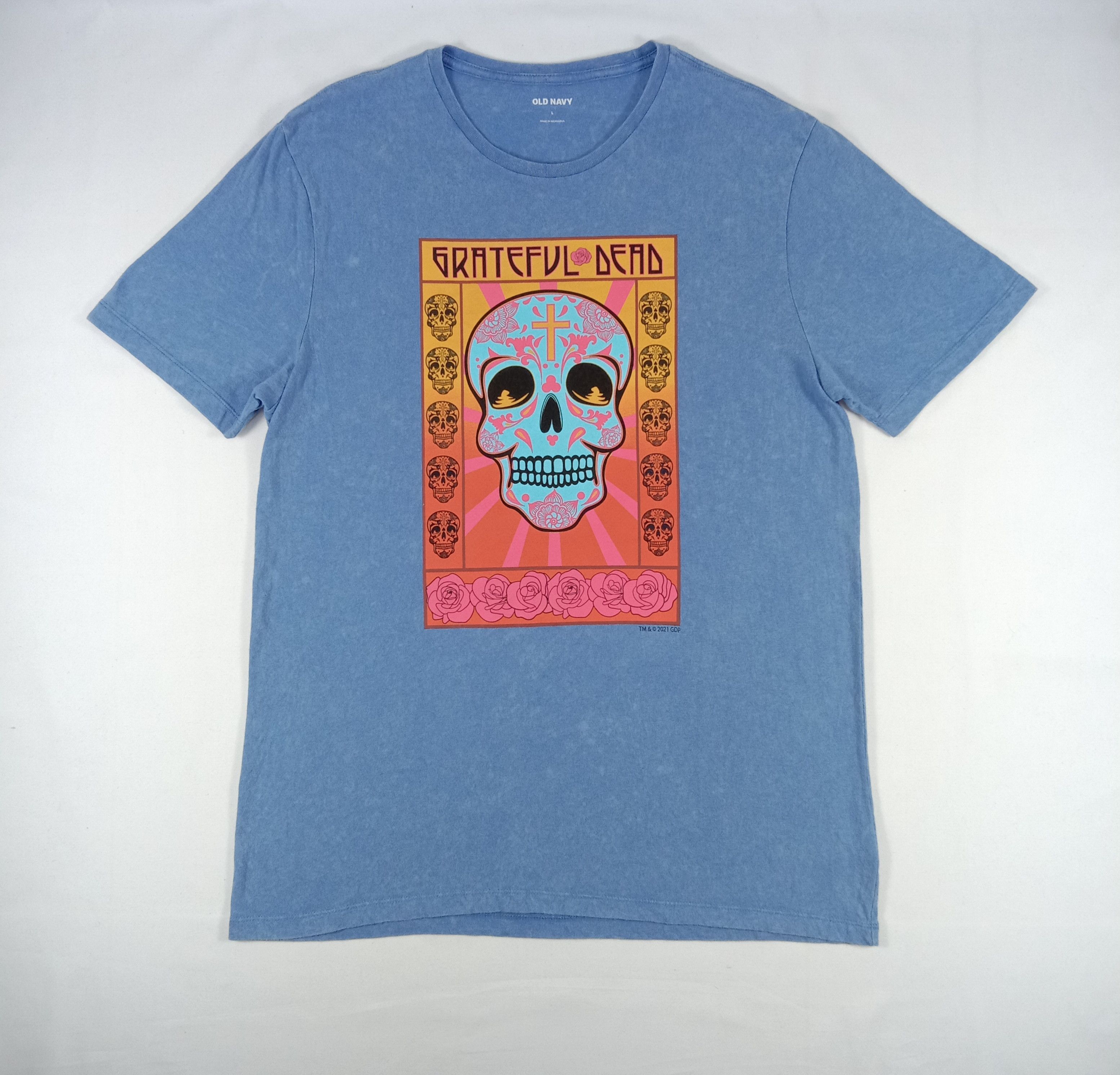 Grateful Dead Grateful Dead Cyclops Skull T-Shirt 1970' reprint