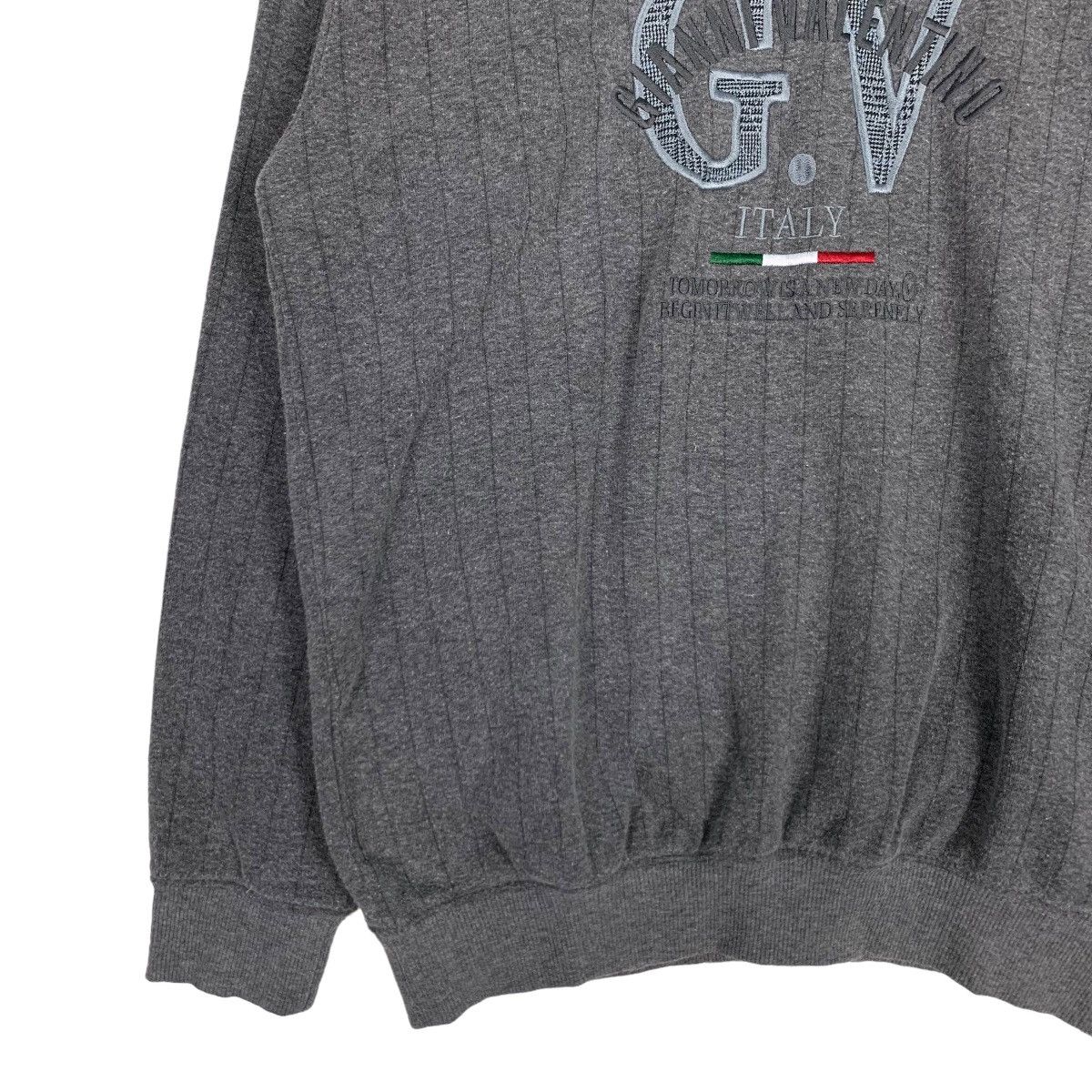 Gianni Valentino GIANNI VALENTINO Embroidery Big Logo Sweatshirt #0554-C26 Size US L / EU 52-54 / 3 - 3 Thumbnail