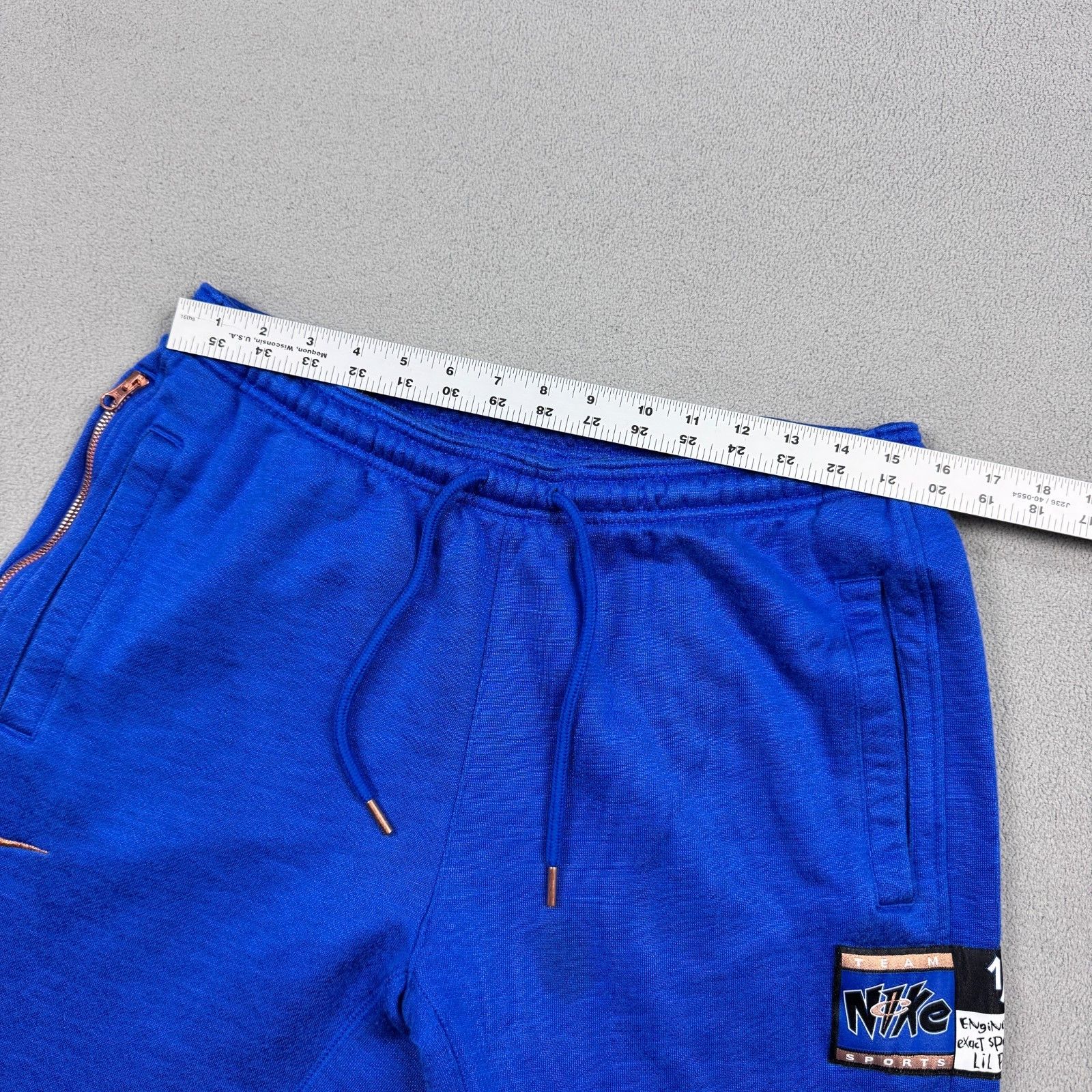 Nike Nike Lil Penny Hardaway Basketball Fleece Joggers Blue XL Size US 34 / EU 50 - 7 Thumbnail