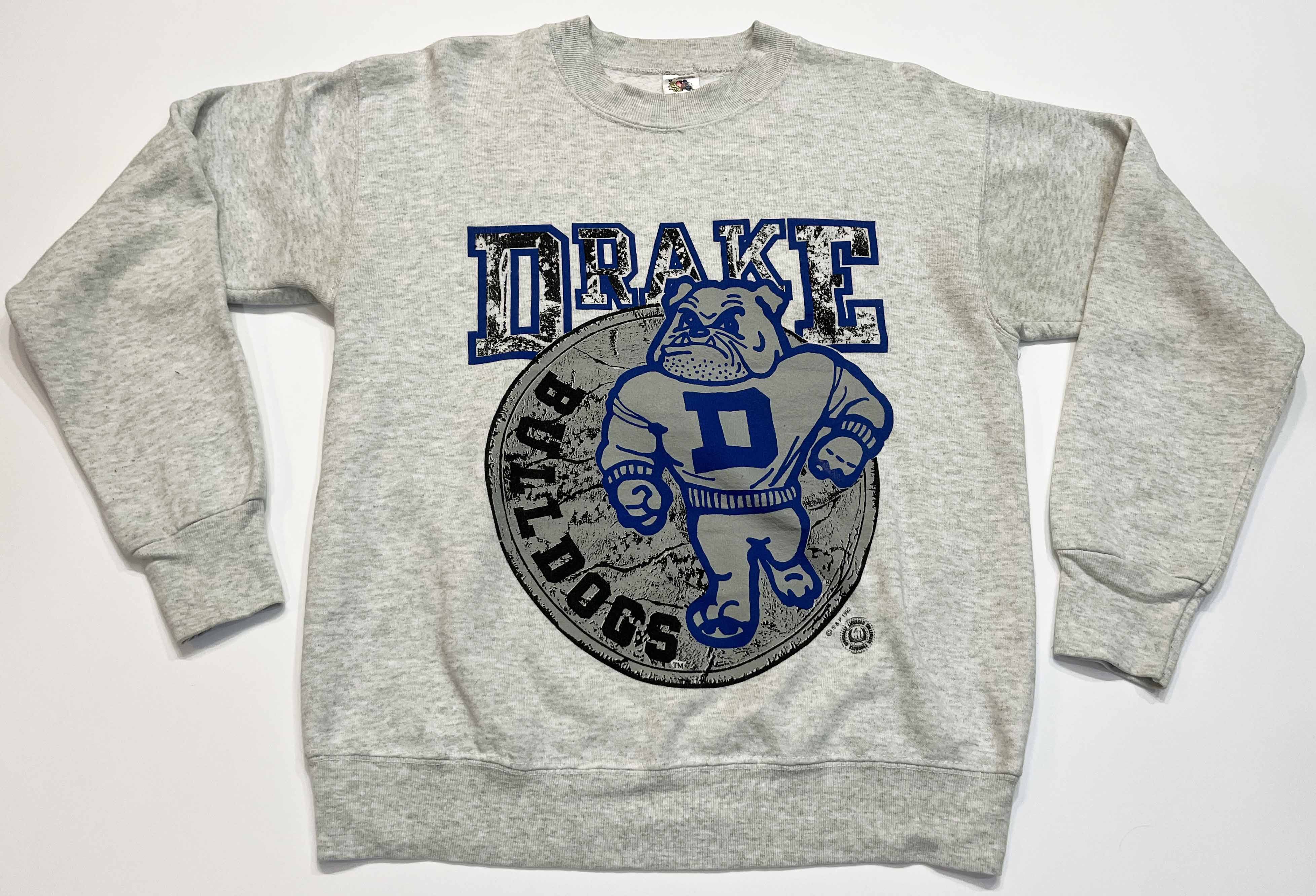 Fruit Of The Loom Vintage 1992 Drake Bulldogs Basketball Crewneck Sweatshirt Size US M / EU 48-50 / 2 - 1 Thumbnail