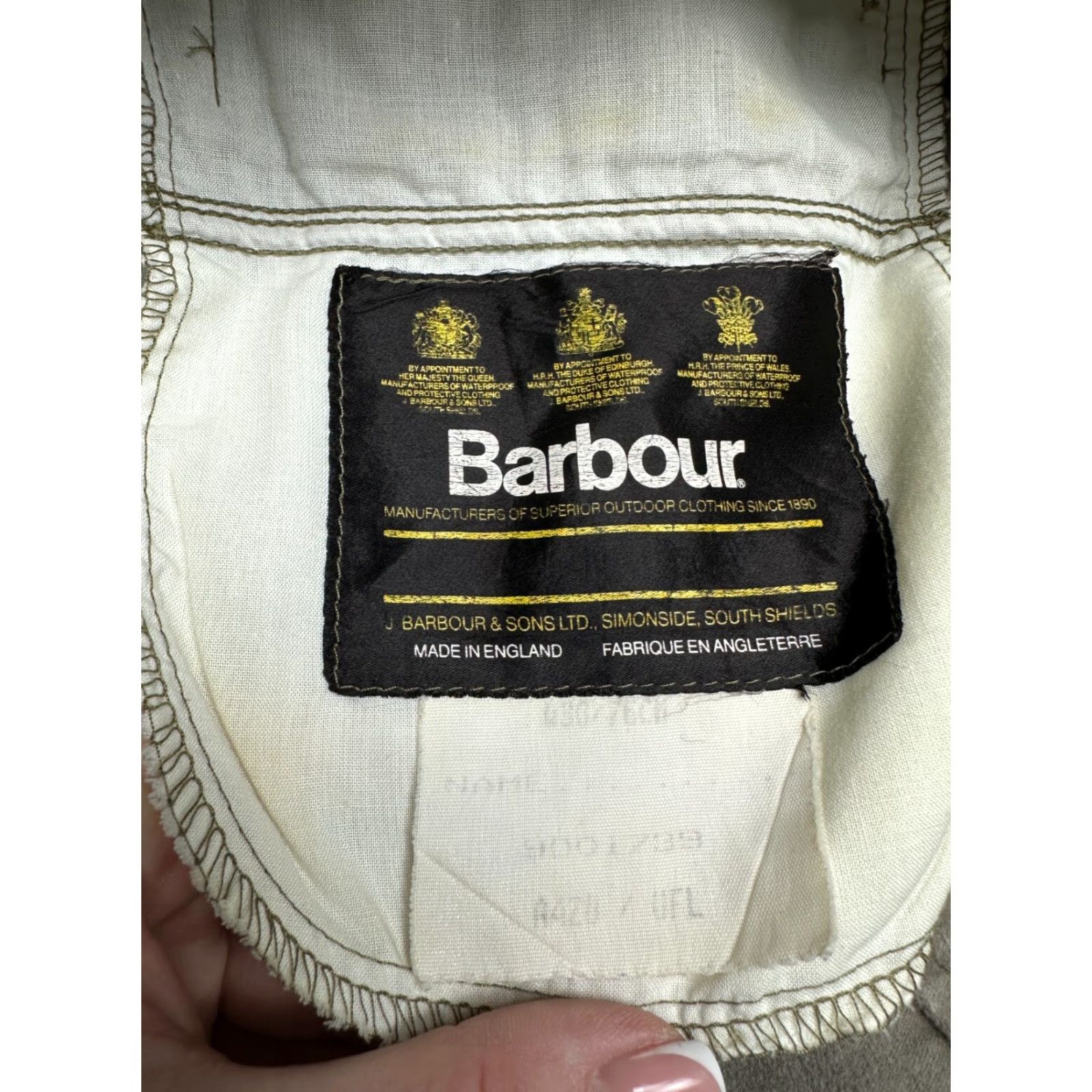 Barbour Barbour 90s Vintage Chino Pants Heavy Cotton Barbour Pants 30 Gray 90s Mens Size US 30 / EU 46 - 6 Thumbnail