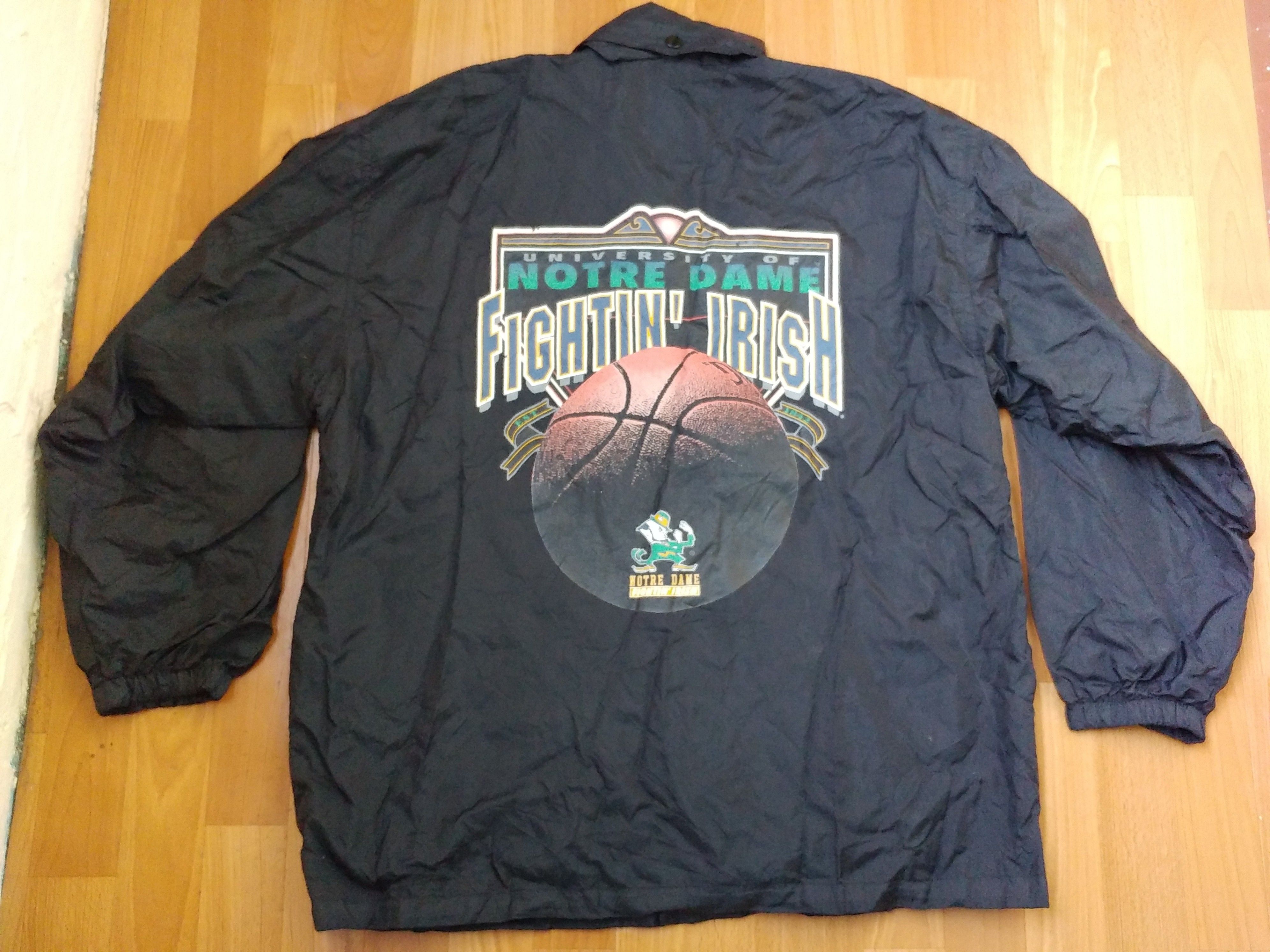 NFL Notre Dame Fighting Irish jacket CMP windbreaker L
