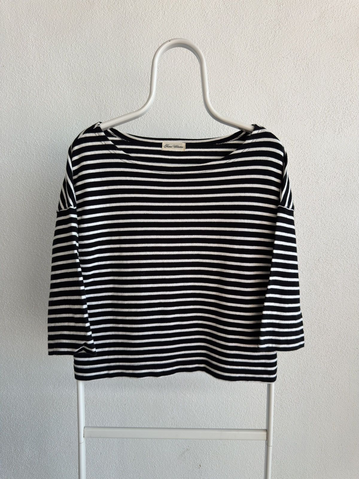 NANO universe Nano Universe Striped Top Box Cropped Size M / US 6-8 / IT 42-44 - 1 Thumbnail