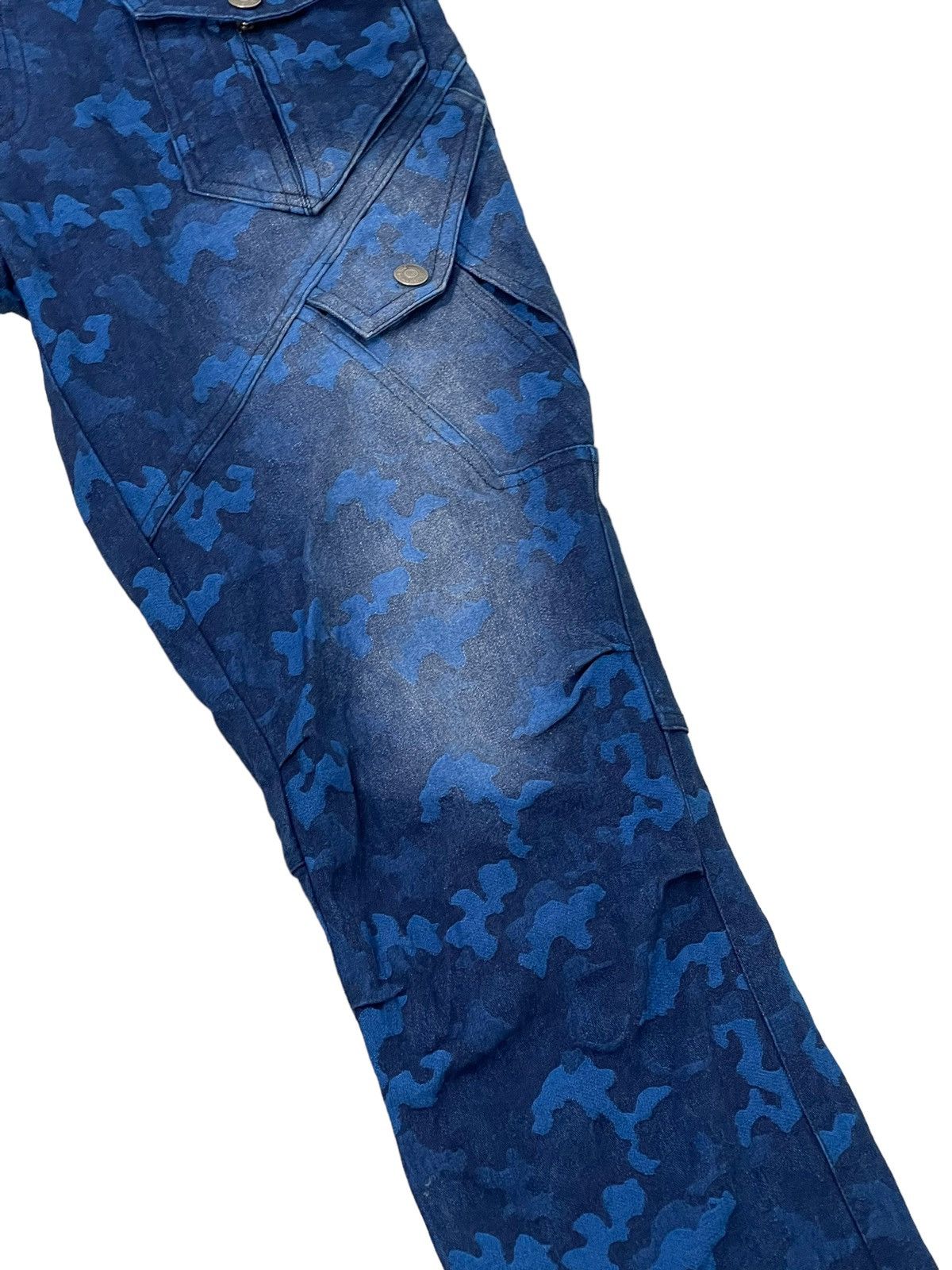 Japanese Brand Slim Bush Pant In The Attic Camo Stretch 6🟦9 Size US 31 - 5 Thumbnail