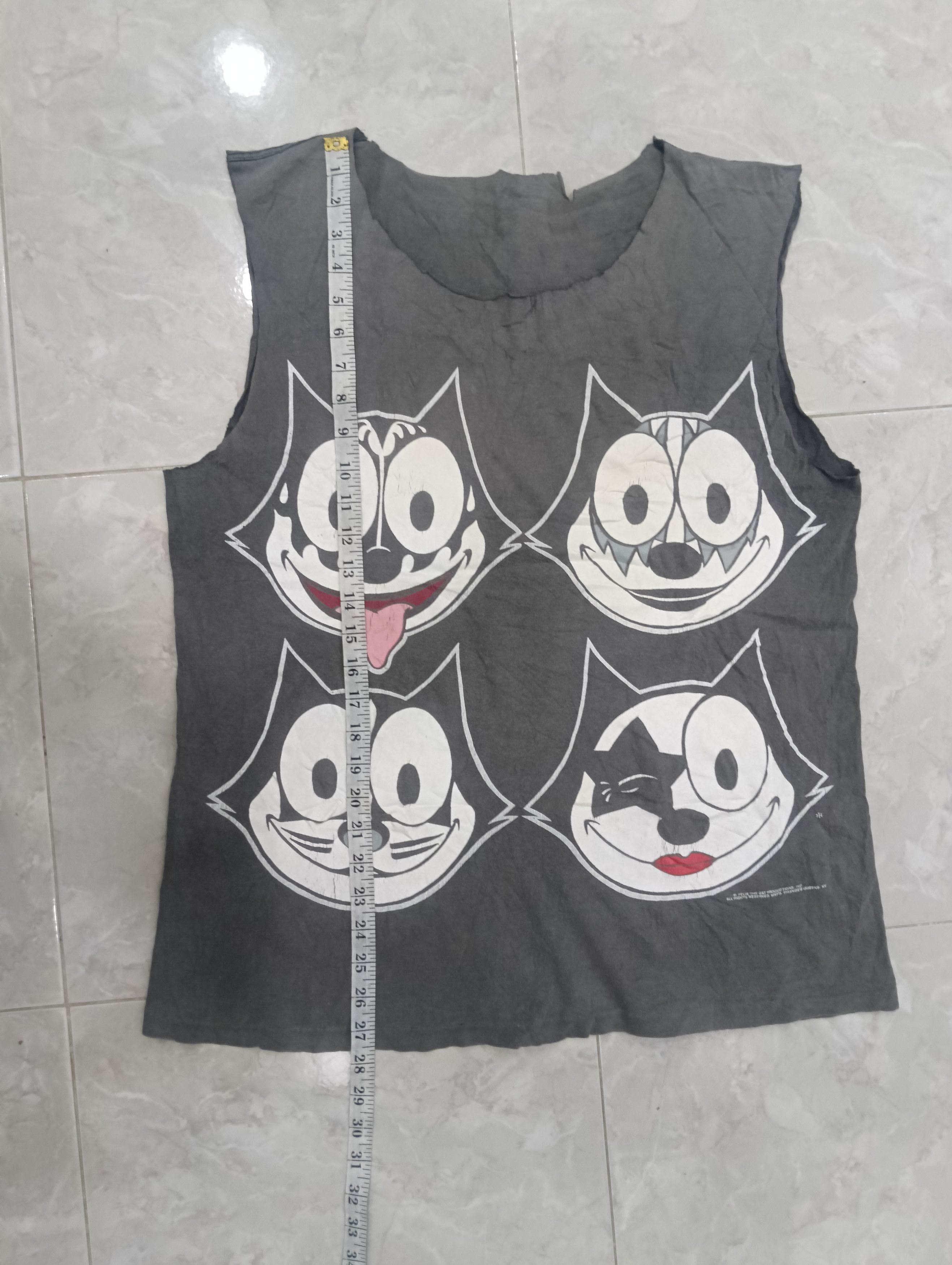 Felix True Vintage Felix The Cat X Kiss Sleeveless Size US L / EU 52-54 / 3 - 9 Thumbnail