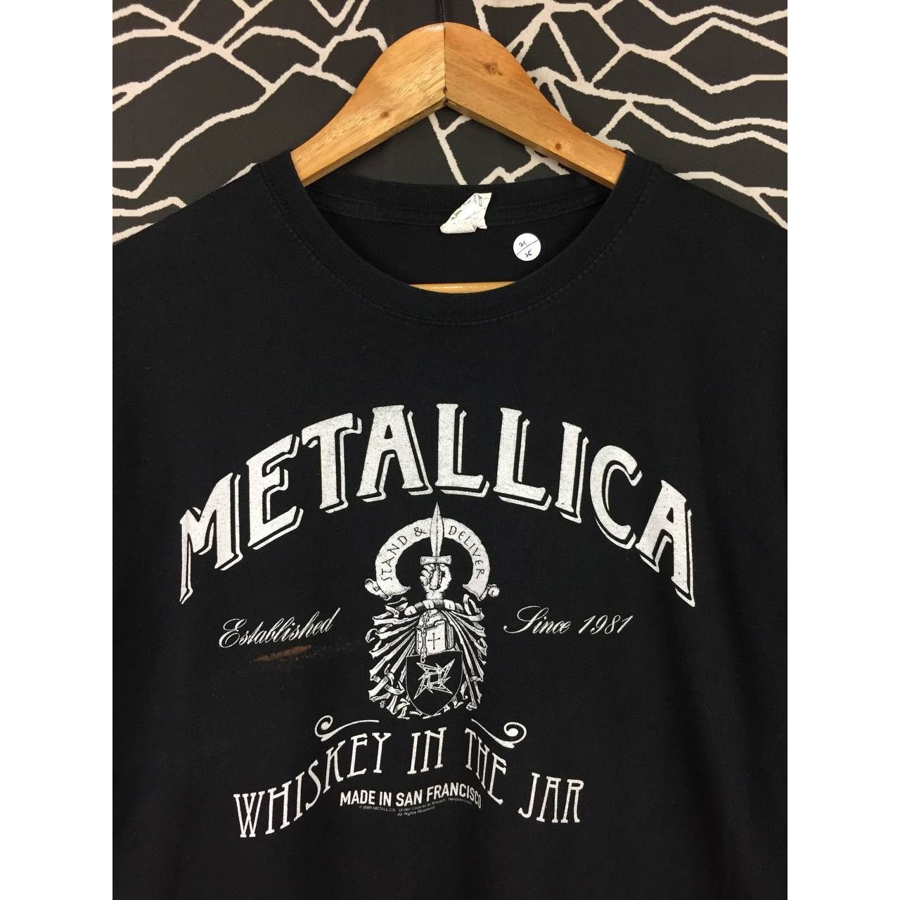 Band Tees × Metallica × Vintage Metallica Whiskey in The Jar Made In San Francisco Tee Size US M / EU 48-50 / 2 - 3 Thumbnail