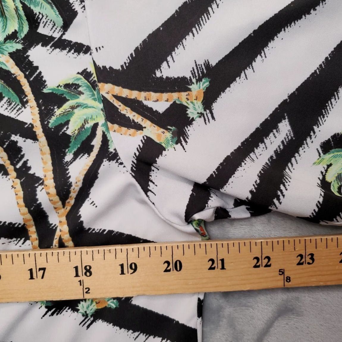 Vintage VINTAGE Bad Birdie Polo Shirt Mens M Zebra Tropical Palm Performance 4 Way Stretch Golf Size US M / EU 48-50 / 2 - 8 Thumbnail