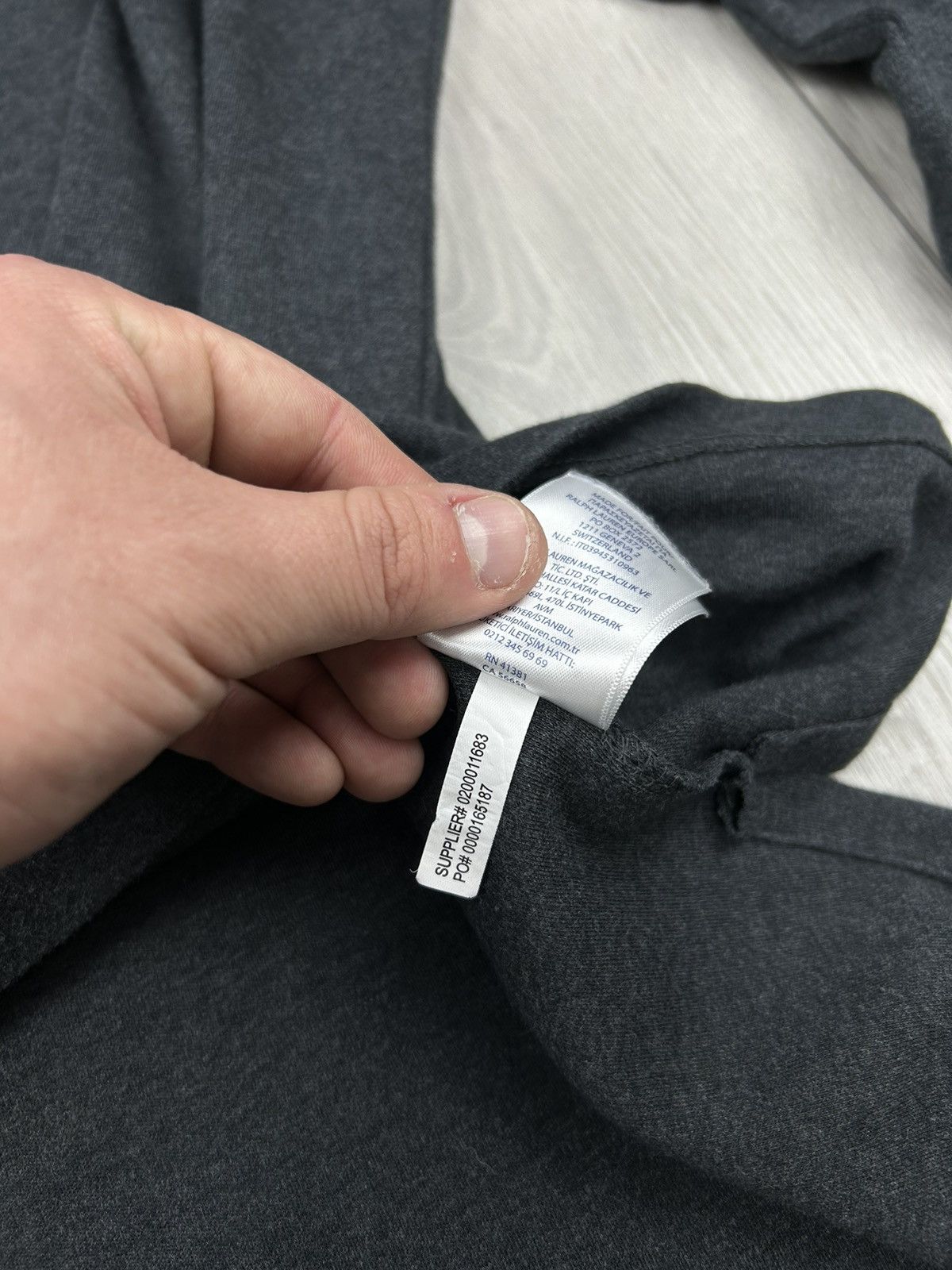 Polo Ralph Lauren Polo Ralph Lauren Rugby Polo Long Sleeve Grey Size XL Size US XL / EU 56 / 4 - 5 Thumbnail