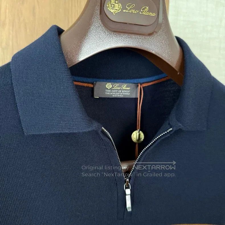 Loro Piana Loro Piana Short Sleeve Knit Polo. Size US S / EU 44-46 / 1 - 3 Thumbnail