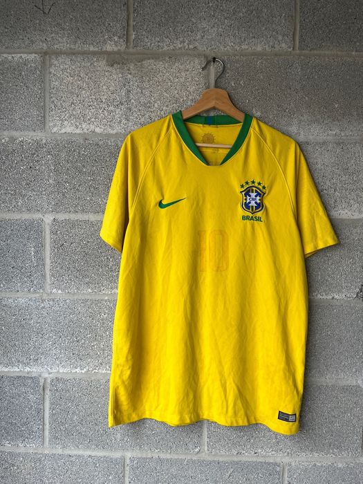 Nike Vintage Nike Brazil Neymar Jr Soccer Jersey Kit | Grailed