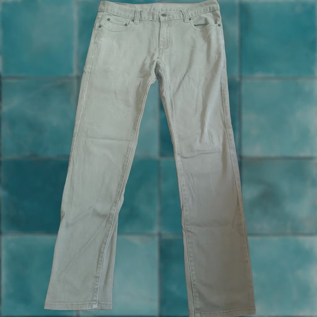 Vintage Active Revolt Jeans Men Slim Straight Gray 34 Regular Inseam 31 Cotton Spandex Slimming Style Straight B828 Size US 34 / EU 50 - 1 Thumbnail