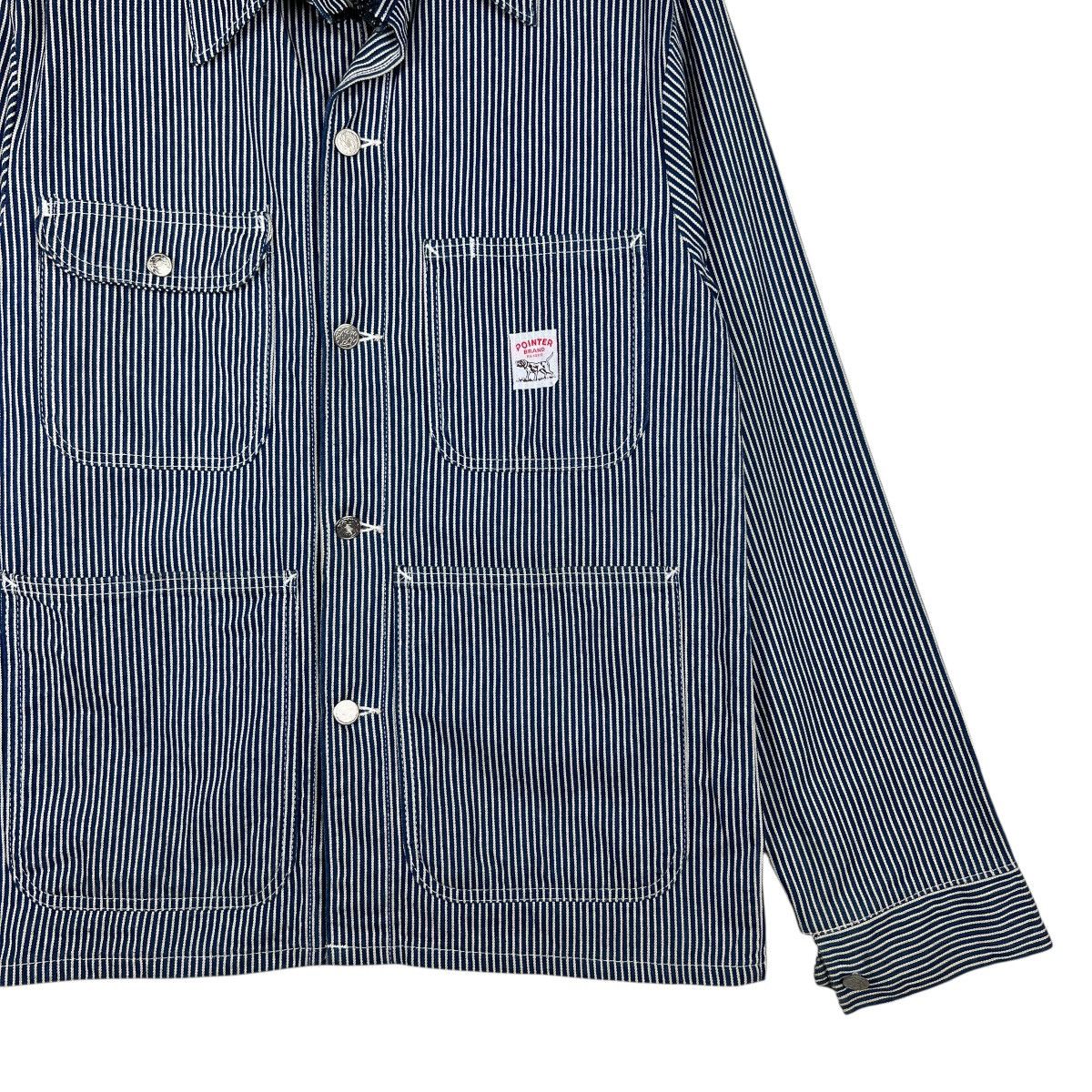 Pointer 🔥 Vintage Pointer Hikory Stripe Chore Jacket Made In Usa Size US S / EU 44-46 / 1 - 8 Thumbnail