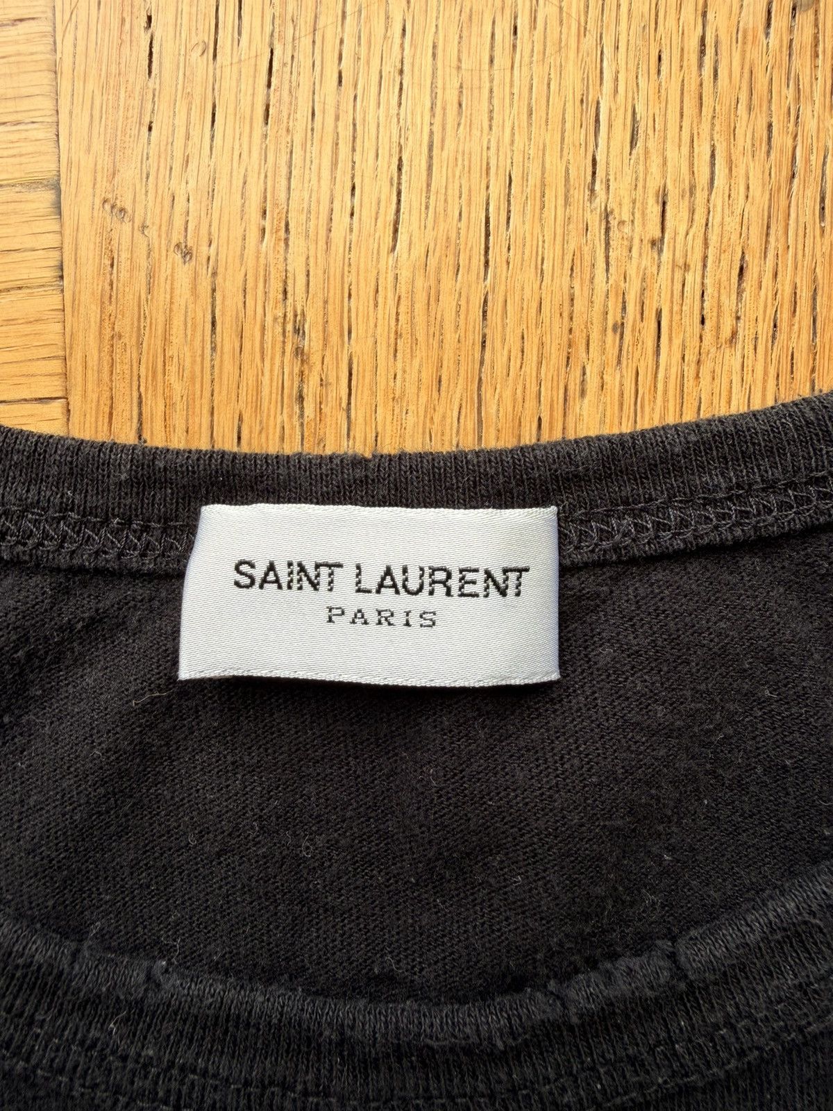 Saint Laurent Paris Saint Laurent Men’s Tank Top Distressed Size US M / EU 48-50 / 2 - 3 Thumbnail