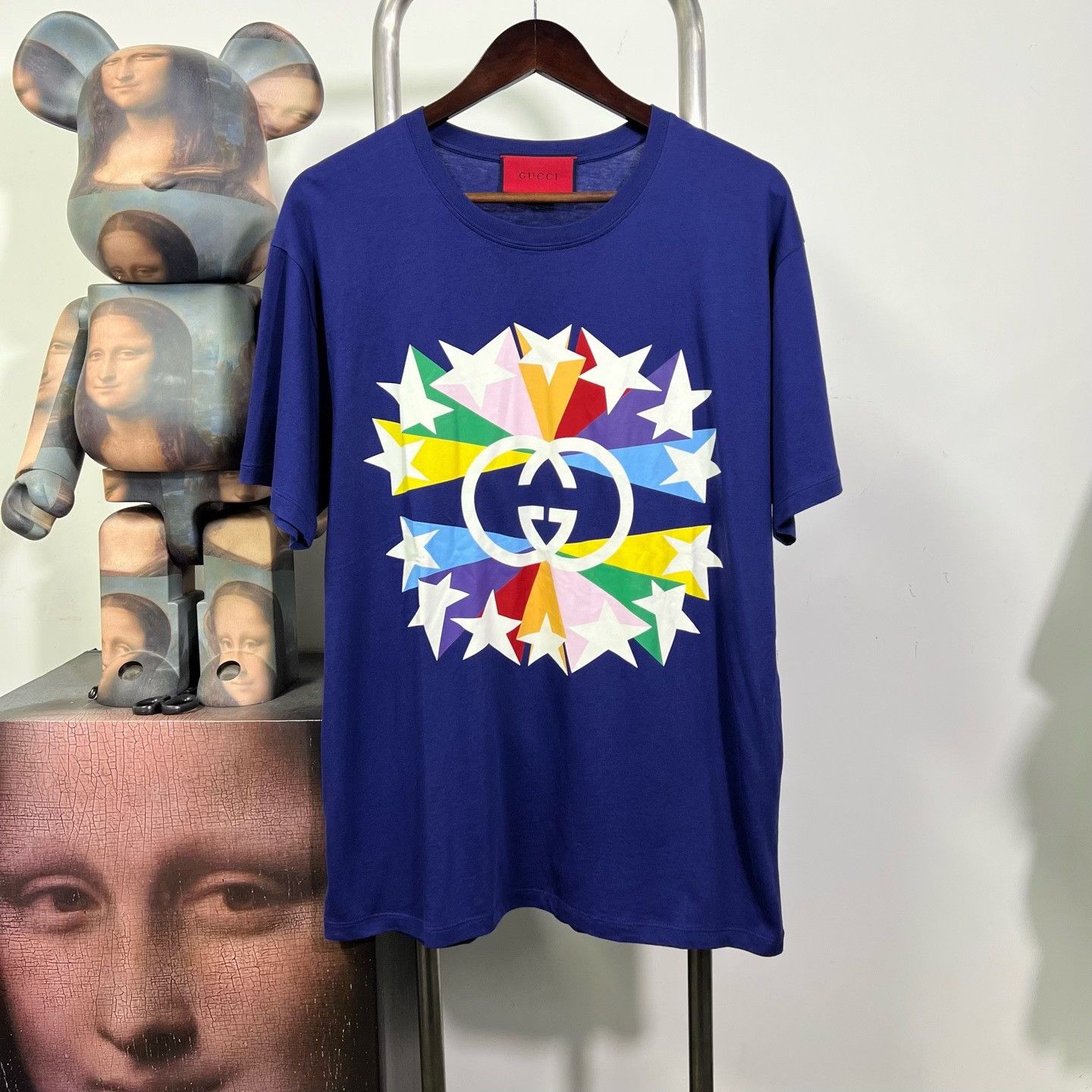 Gucci Gucci Multicolor Star Logo T-Shirt Size L Size US L / EU 52-54 / 3 - 1 Thumbnail